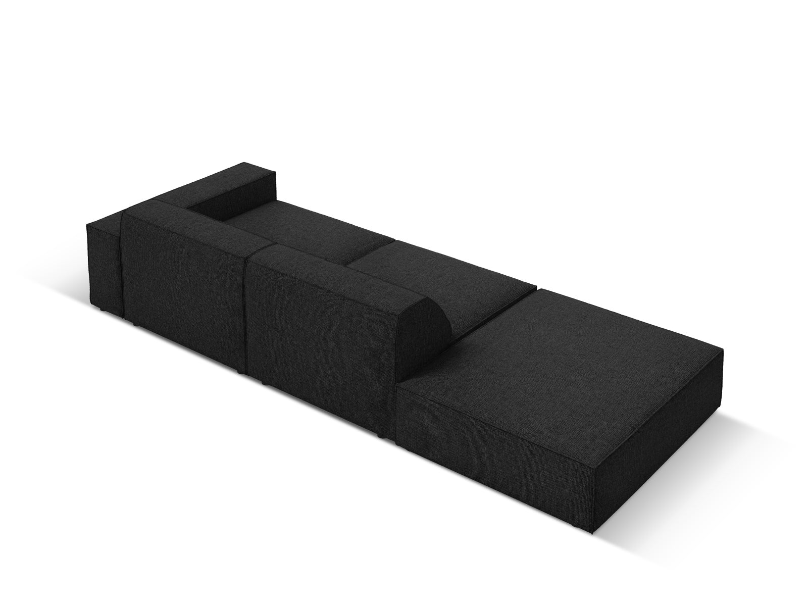 Entdecken Sie das Jodie Modulares Sofa - Open Links 3 Sitzer von Micadoni: Stilvolles Design, anpassbare Module und erstklassiger Komfort für Ihr Wohnzimmer!