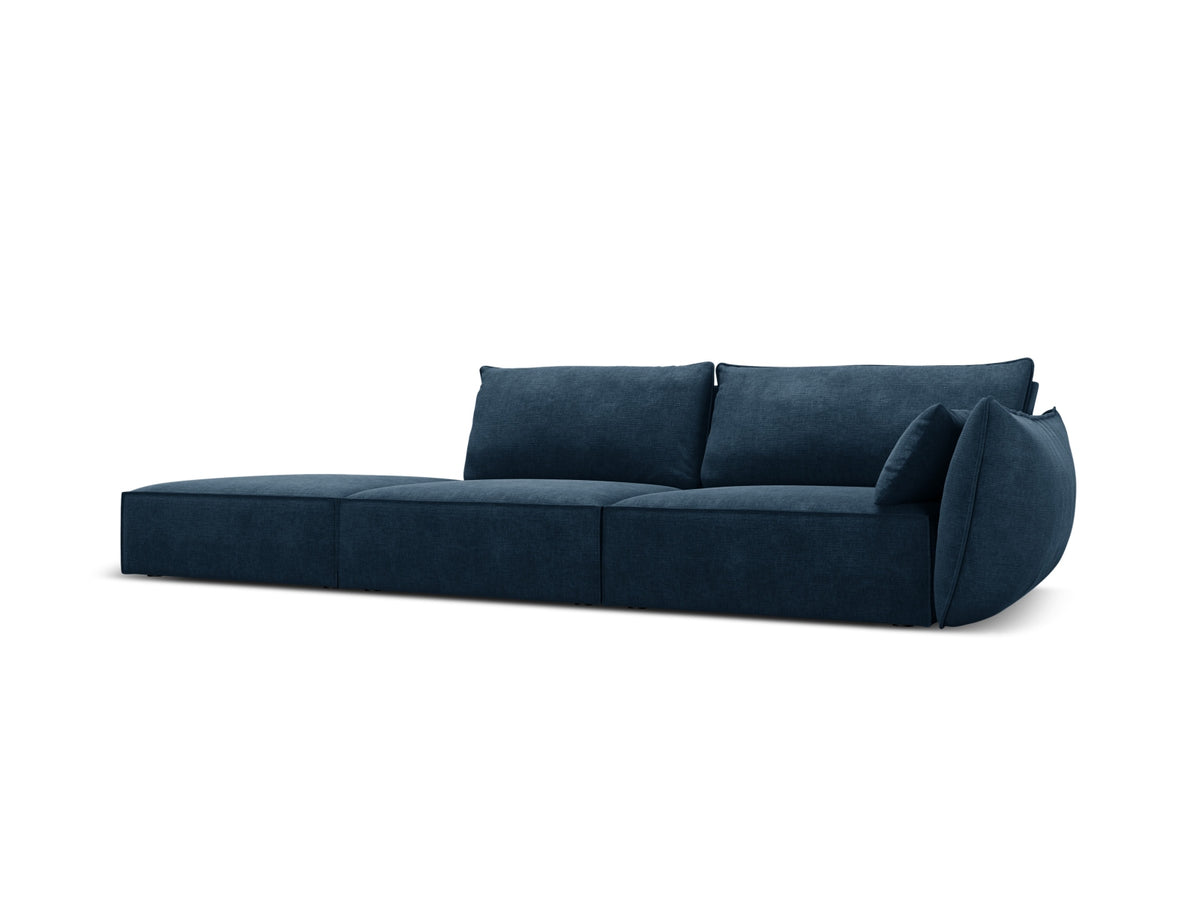 Kaelle Sofa links 4 Sitzer in Royal Blue-Over The Horizon präsentiert im Onlineshop von KAQTU Design AG. L-Sofa links ist von Micadoni