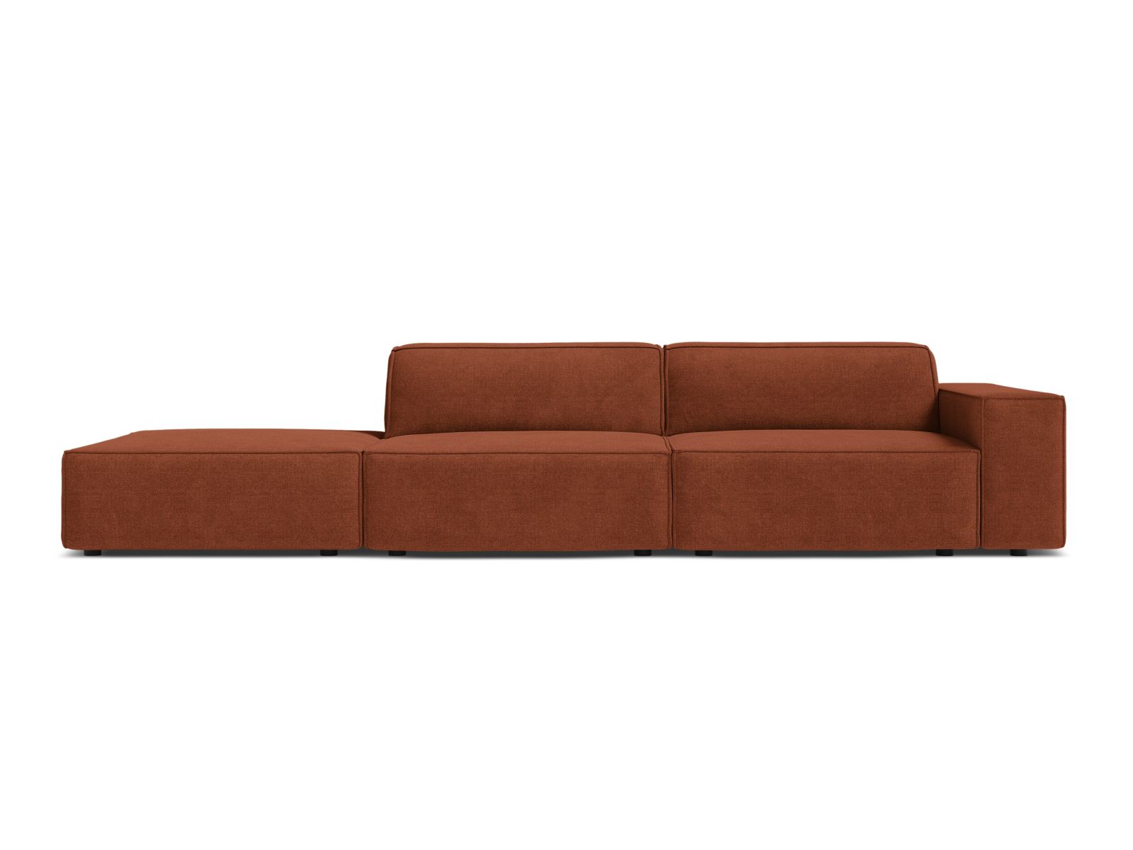 3-Sitzer Modulares Sofa links Jodie in Brick-Liberty präsentiert im Onlineshop von KAQTU Design AG. 3er Sofa ist von Micadoni