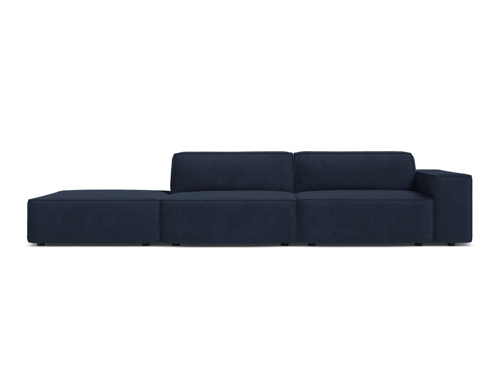 3-Sitzer Modulares Sofa links Jodie in Navy Blue-Liberty präsentiert im Onlineshop von KAQTU Design AG. 3er Sofa ist von Micadoni