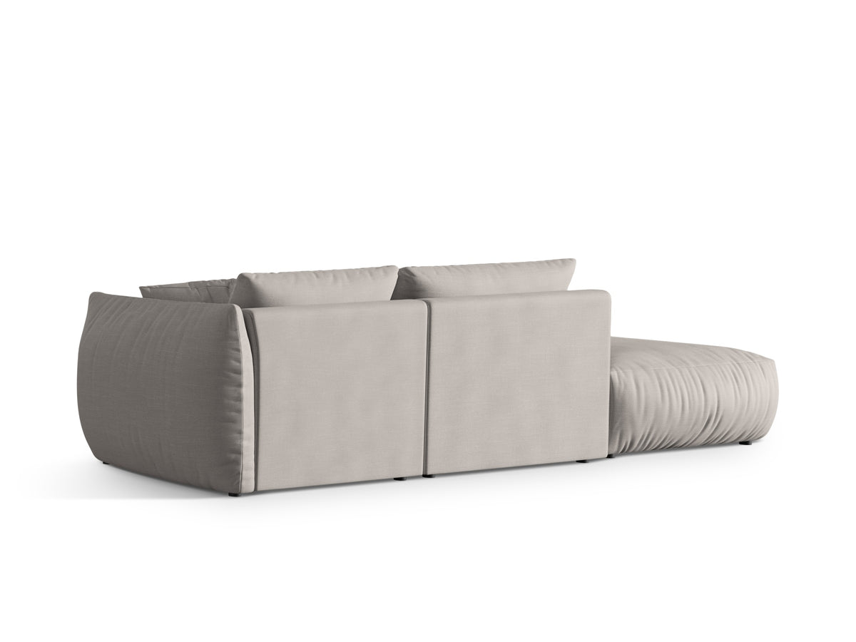 Chris Modular Sofa links 3 Sitzer in Natural-LINS präsentiert im Onlineshop von KAQTU Design AG. Modulares Sofa ist von Micadoni