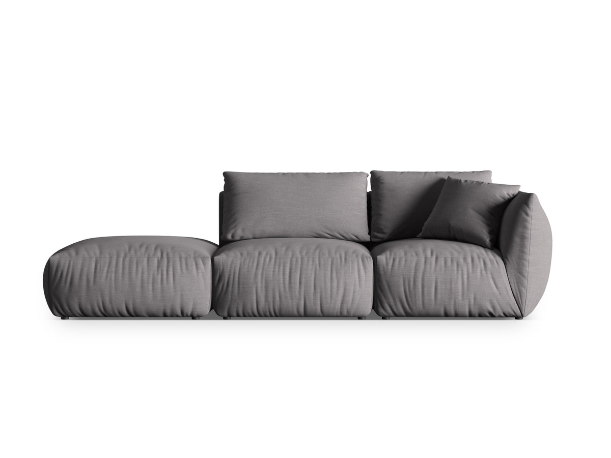 Chris Modular Sofa links 3 Sitzer in Sand-LINS präsentiert im Onlineshop von KAQTU Design AG. Modulares Sofa ist von Micadoni