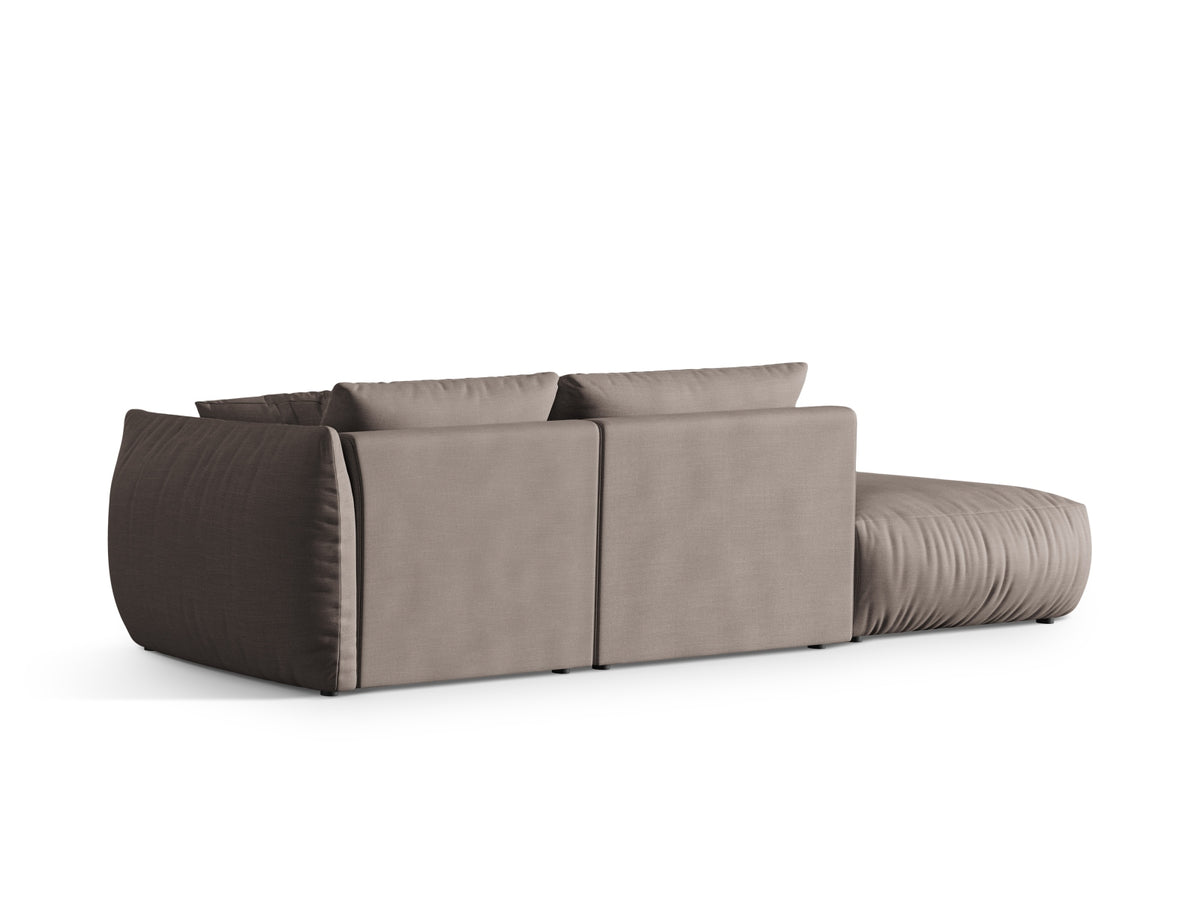 Chris Modular Sofa links 3 Sitzer in Warm grey-LINS präsentiert im Onlineshop von KAQTU Design AG. Modulares Sofa ist von Micadoni