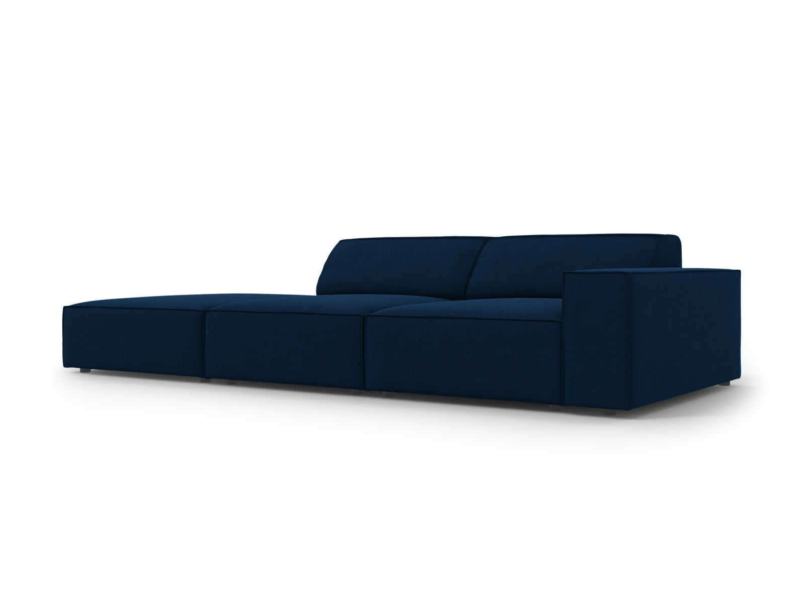 Entdecken Sie das Jodie Velour 3-Sitzer Sofa von Micadoni – ein stilvolles, modulares Sofa, das Eleganz und hohen Komfort vereint.