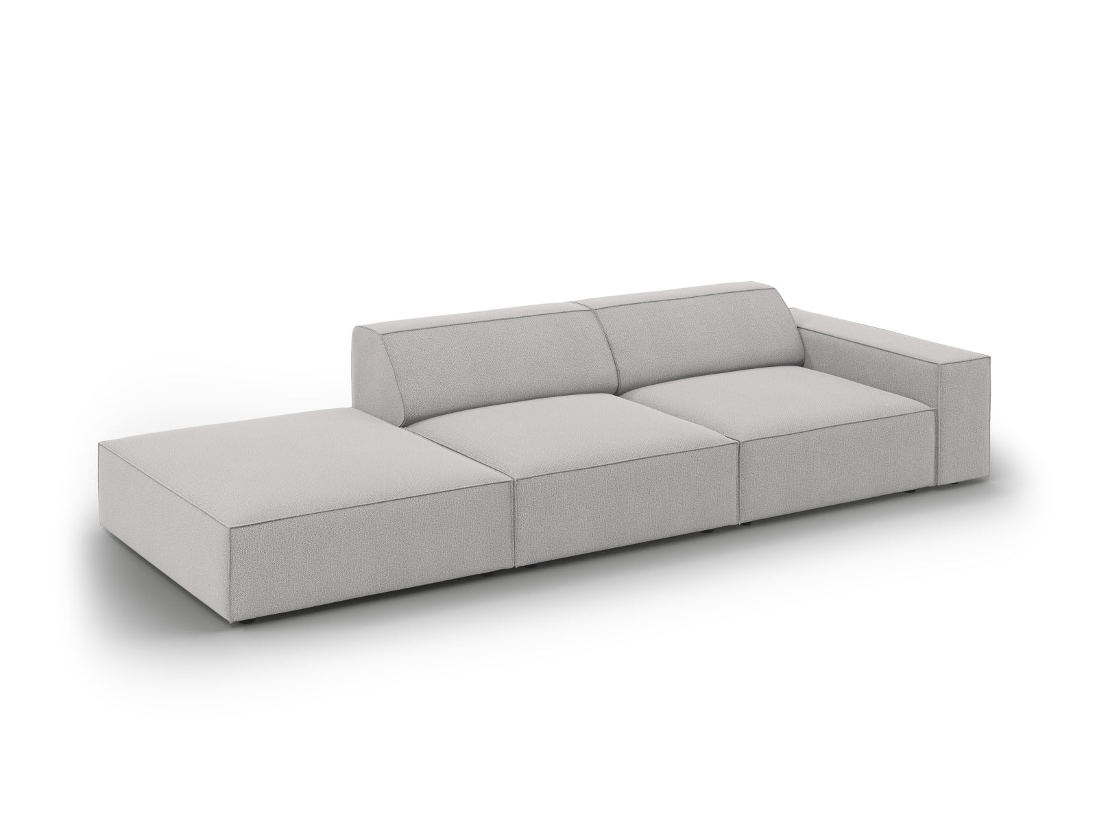 Erleben Sie das Jodie Modulares Sofa - Open Links 3 Sitzer von Micadoni. Ideal für stilvolle Wohnräume, flexibel und bequem!