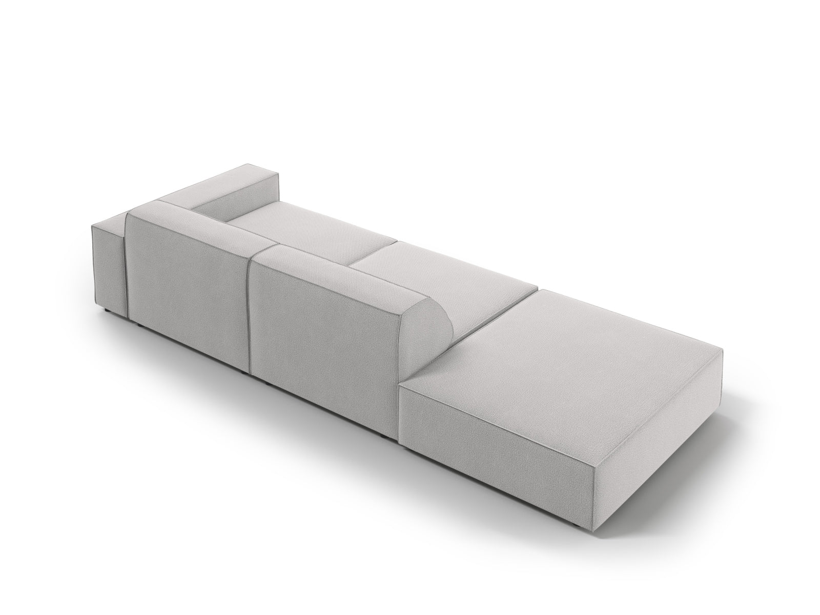 Erleben Sie das Jodie Modulares Sofa von Micadoni: Ein stilvolles 3-Sitzer Sofa, das sich flexibel an Ihre Wohnbedürfnisse anpasst!