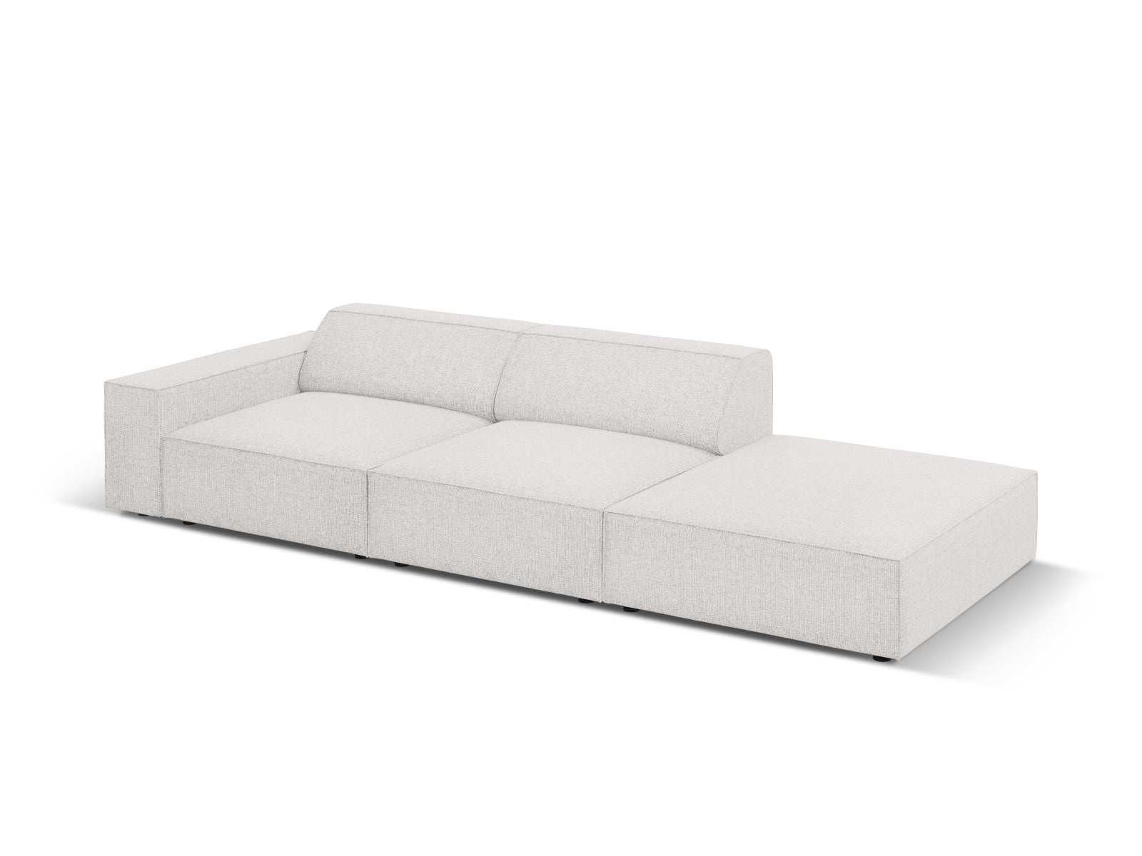 Erleben Sie das Jodie Modulares Sofa open rechts 3 Sitzer von Micadoni – ein elegantes, anpassbares Möbelstück für Ihr stilvolles Zuhause.