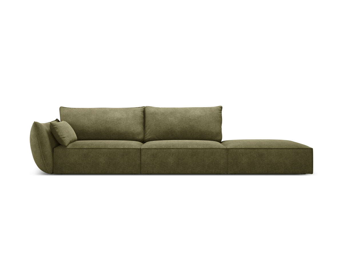 Kaelle Sofa rechts 4 Sitzer in Green-Over The Horizon präsentiert im Onlineshop von KAQTU Design AG. L-Sofa rechts ist von Micadoni