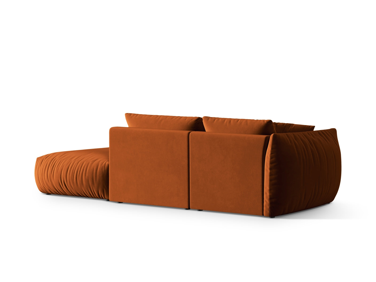 Entdecken Sie das elegante Chris Velour Modular Sofa rechts 3-Sitzer von Micadoni – ideal für stilvolle Wohnräume und höchsten Sitzkomfort!
