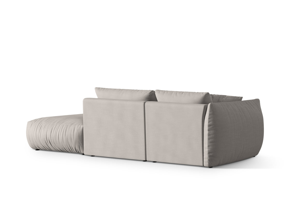Chris Modular Sofa rechts 3 Sitzer in Natural-LINS präsentiert im Onlineshop von KAQTU Design AG. 3er Sofa ist von Micadoni