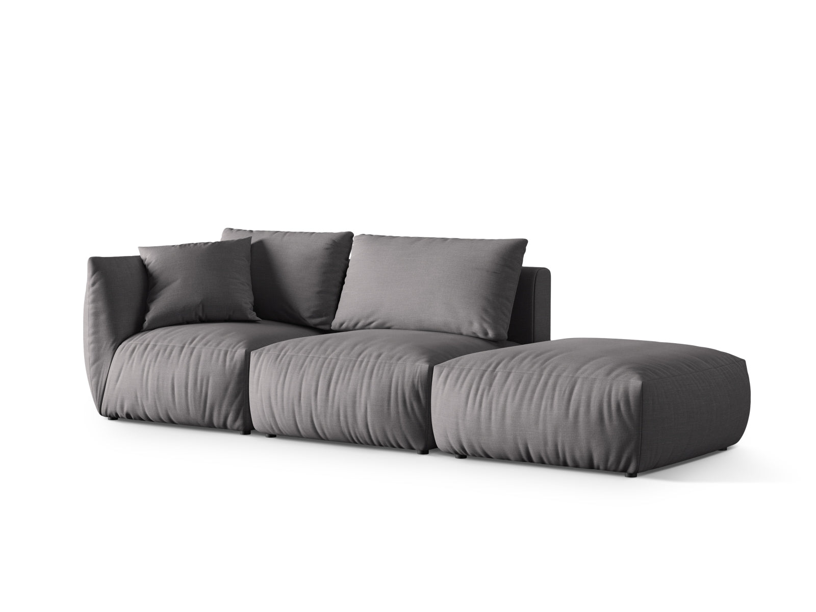 Entdecken Sie das stilvolle Chris Modular Sofa rechts 3 Sitzer von Micadoni – perfekt für zeitgemässe Wohnräume und ultimativen Komfort.