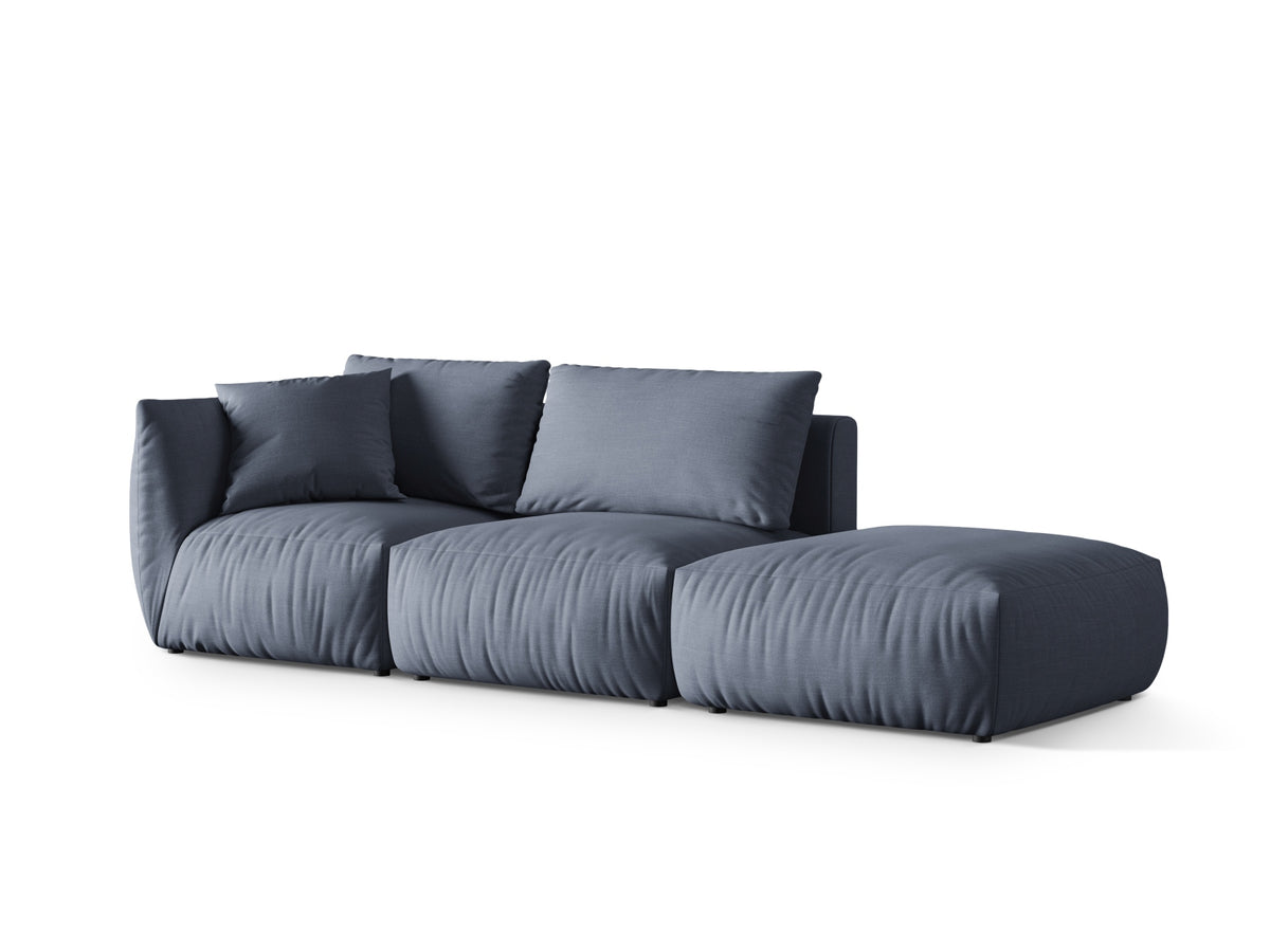 Chris Modular Sofa rechts 3 Sitzer in Light Green-LINS präsentiert im Onlineshop von KAQTU Design AG. 3er Sofa ist von Micadoni