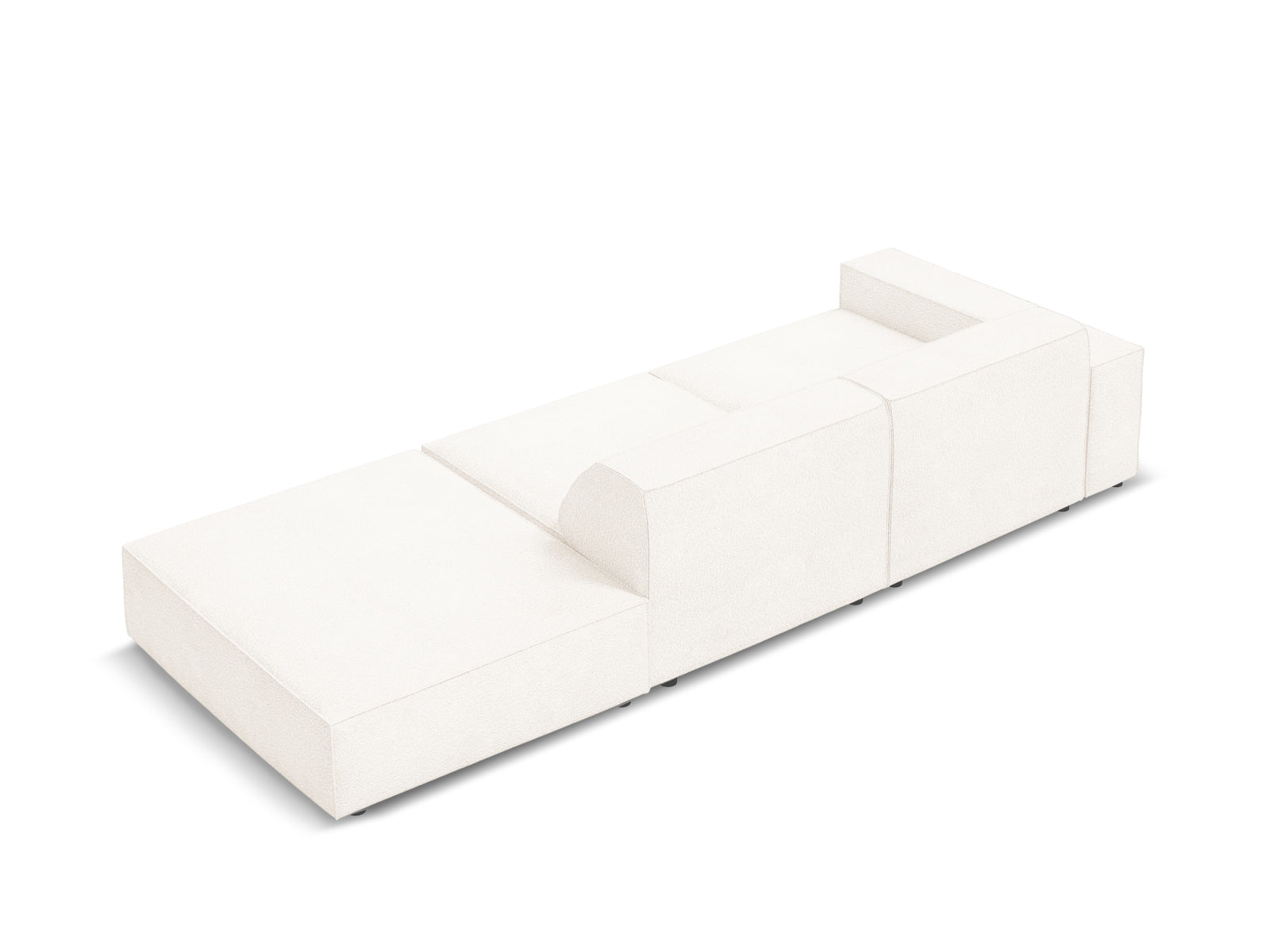 Entdecken Sie das Jodie Boucle Sofa von Micadoni – ein elegantes, modulares 3-Sitzer Sofa mit hochwertiger Boucle-Oberfläche und flexibler Anordnung.