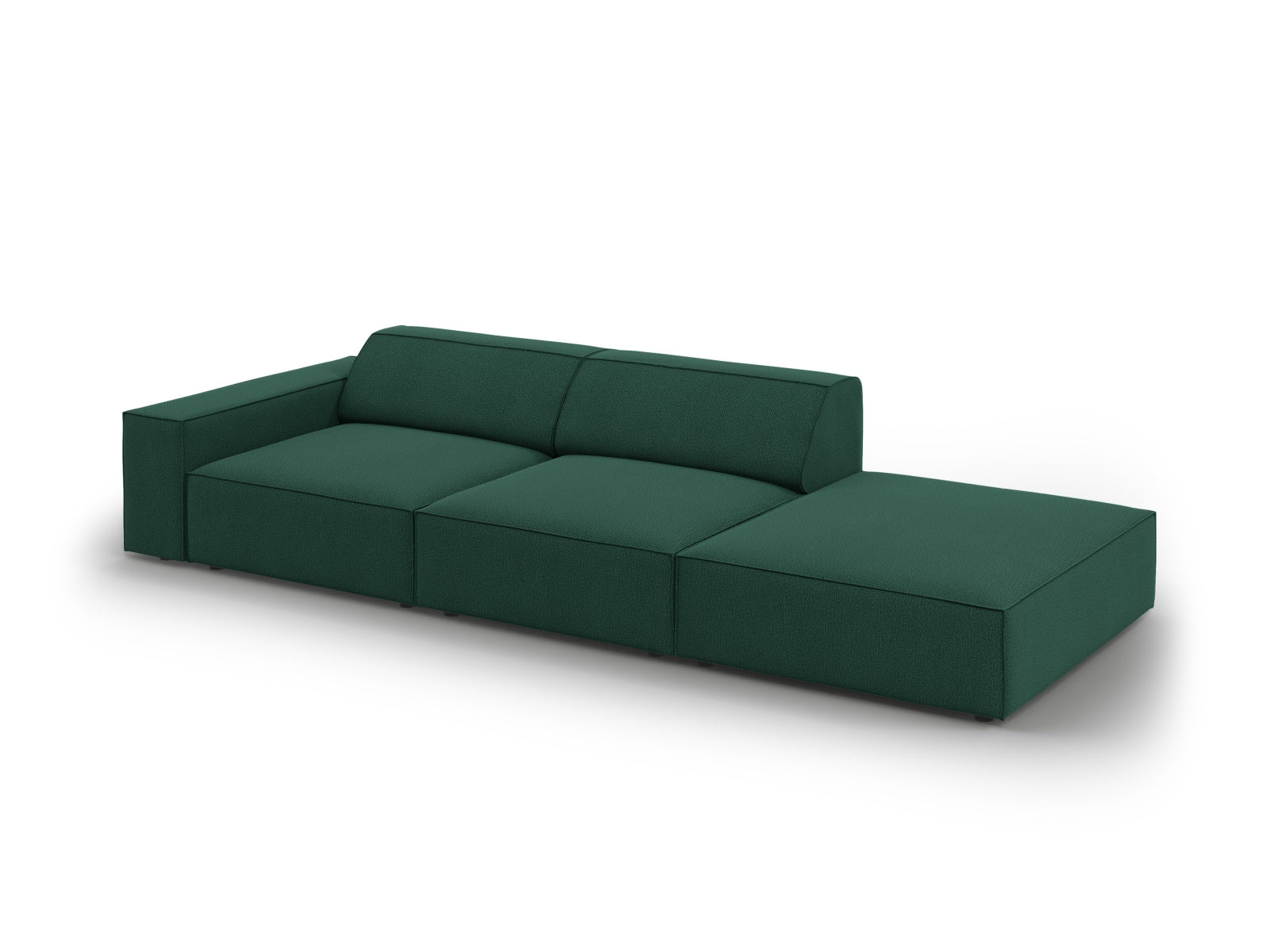 Erleben Sie das Jodie Modulares Sofa open rechts 3 Sitzer von Micadoni – ein elegantes, anpassbares Möbelstück für Ihr stilvolles Zuhause.