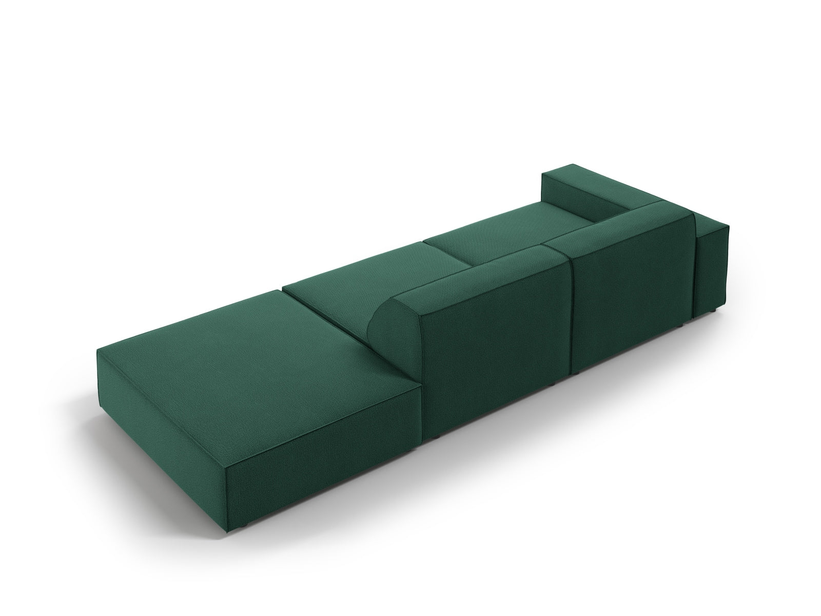 Erleben Sie das Jodie Modulares Sofa open rechts 3 Sitzer von Micadoni – ein elegantes, komfortables Möbelstück, das sich perfekt an Ihren Wohnstil anpasst.