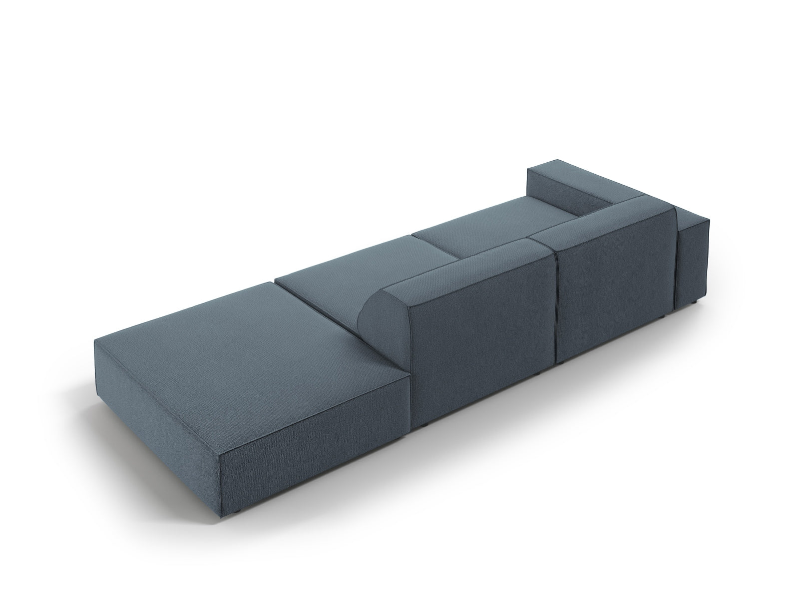 Erleben Sie das Jodie Modulares Sofa open rechts 3 Sitzer von Micadoni – ein elegantes, komfortables Möbelstück, das sich perfekt an Ihren Wohnstil anpasst.