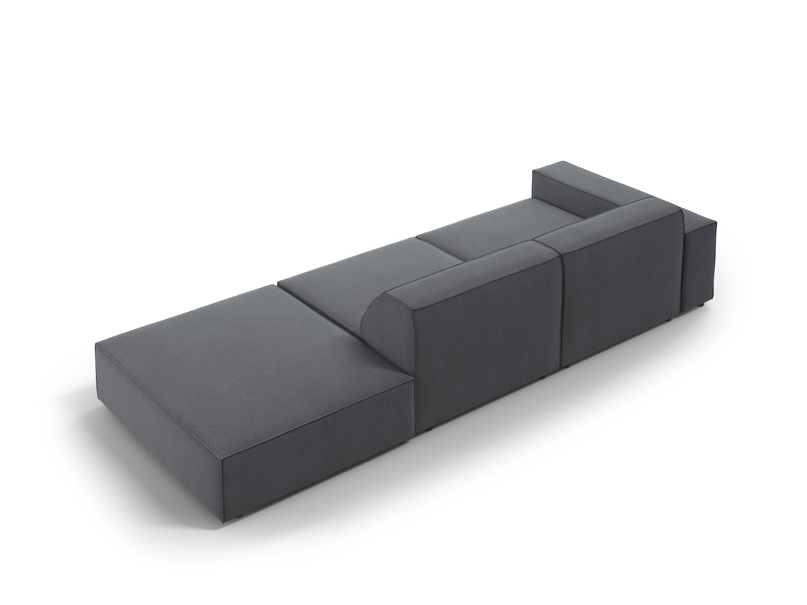 Erleben Sie das Jodie Modulares Sofa open rechts 3 Sitzer von Micadoni – ein elegantes, komfortables Möbelstück, das sich perfekt an Ihren Wohnstil anpasst.