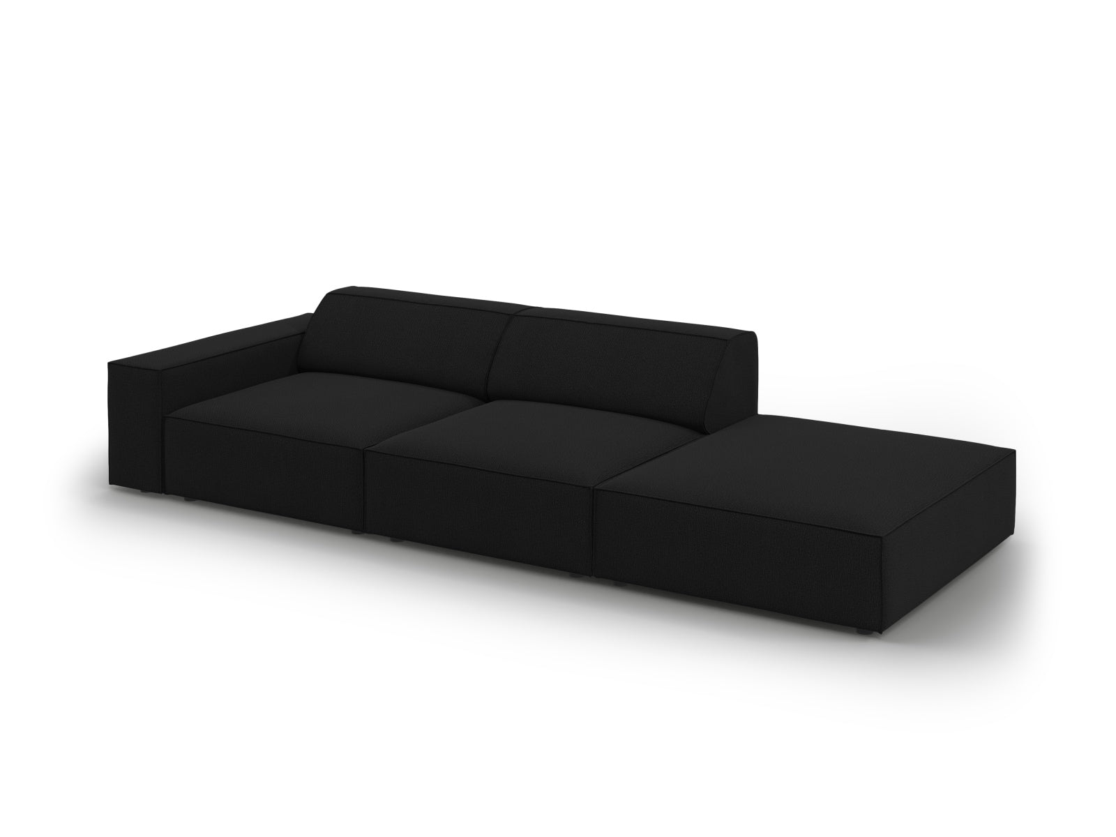 Erleben Sie das Jodie Modulares Sofa open rechts 3 Sitzer von Micadoni – ein elegantes, anpassbares Möbelstück für Ihr stilvolles Zuhause.