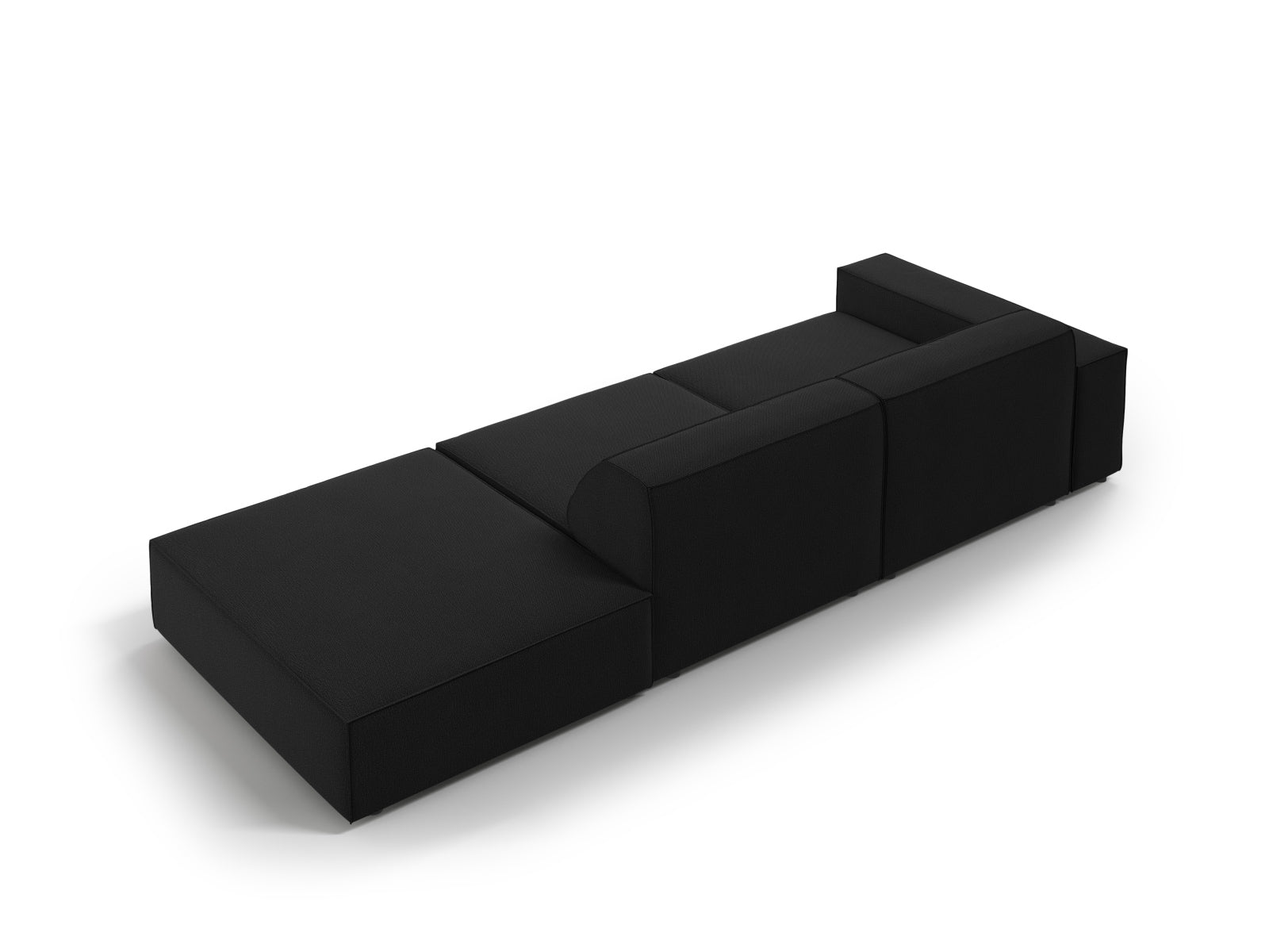 Erleben Sie das Jodie Modulares Sofa open rechts 3 Sitzer von Micadoni – ein elegantes, komfortables Möbelstück, das sich perfekt an Ihren Wohnstil anpasst.