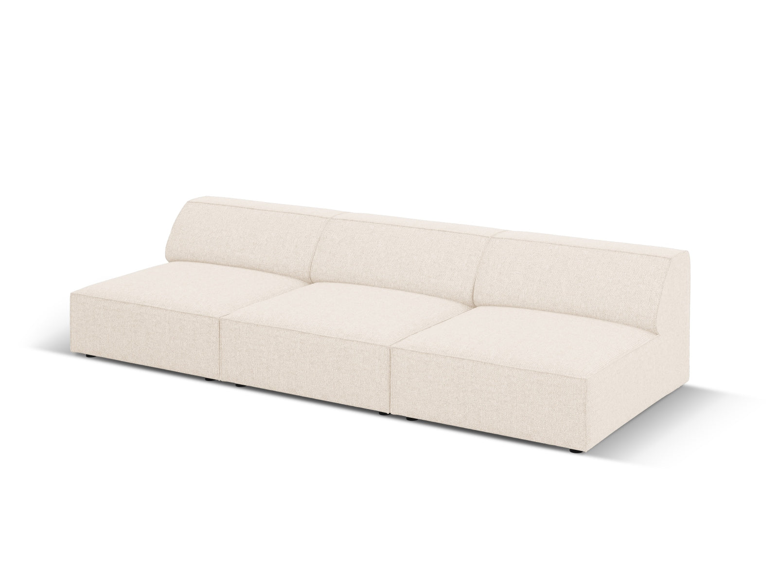 Erleben Sie das Jodie Modulares Sofa 3 Sitzer von Micadoni – ein elegantes, flexibles Möbelstück, das Komfort und Stil in Ihr Zuhause bringt.
