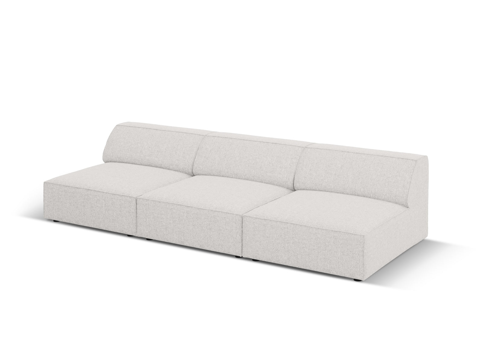Erleben Sie das Jodie Modulares Sofa 3 Sitzer von Micadoni – ein elegantes, flexibles Möbelstück, das Komfort und Stil in Ihr Zuhause bringt.