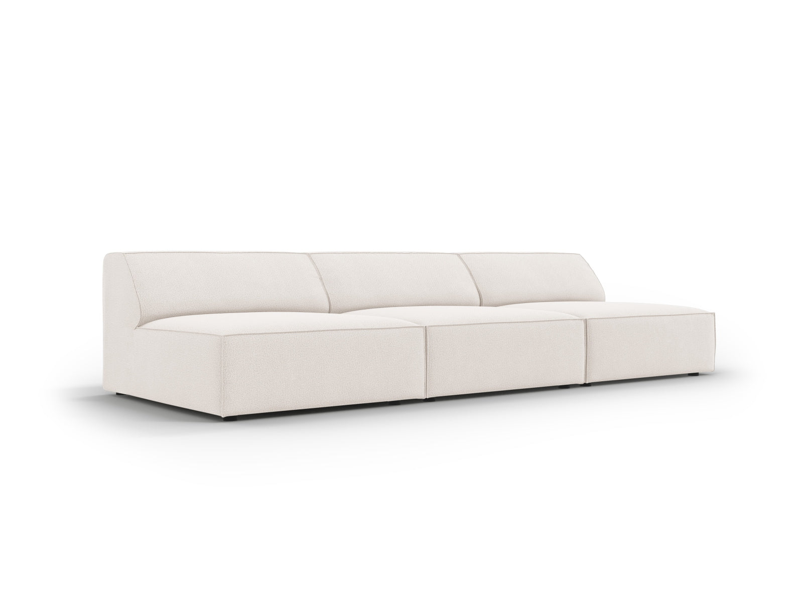 Erleben Sie das Jodie Modulares Sofa 3 Sitzer von Micadoni – ein elegantes, flexibles Möbelstück, das Komfort und Stil in Ihr Zuhause bringt.