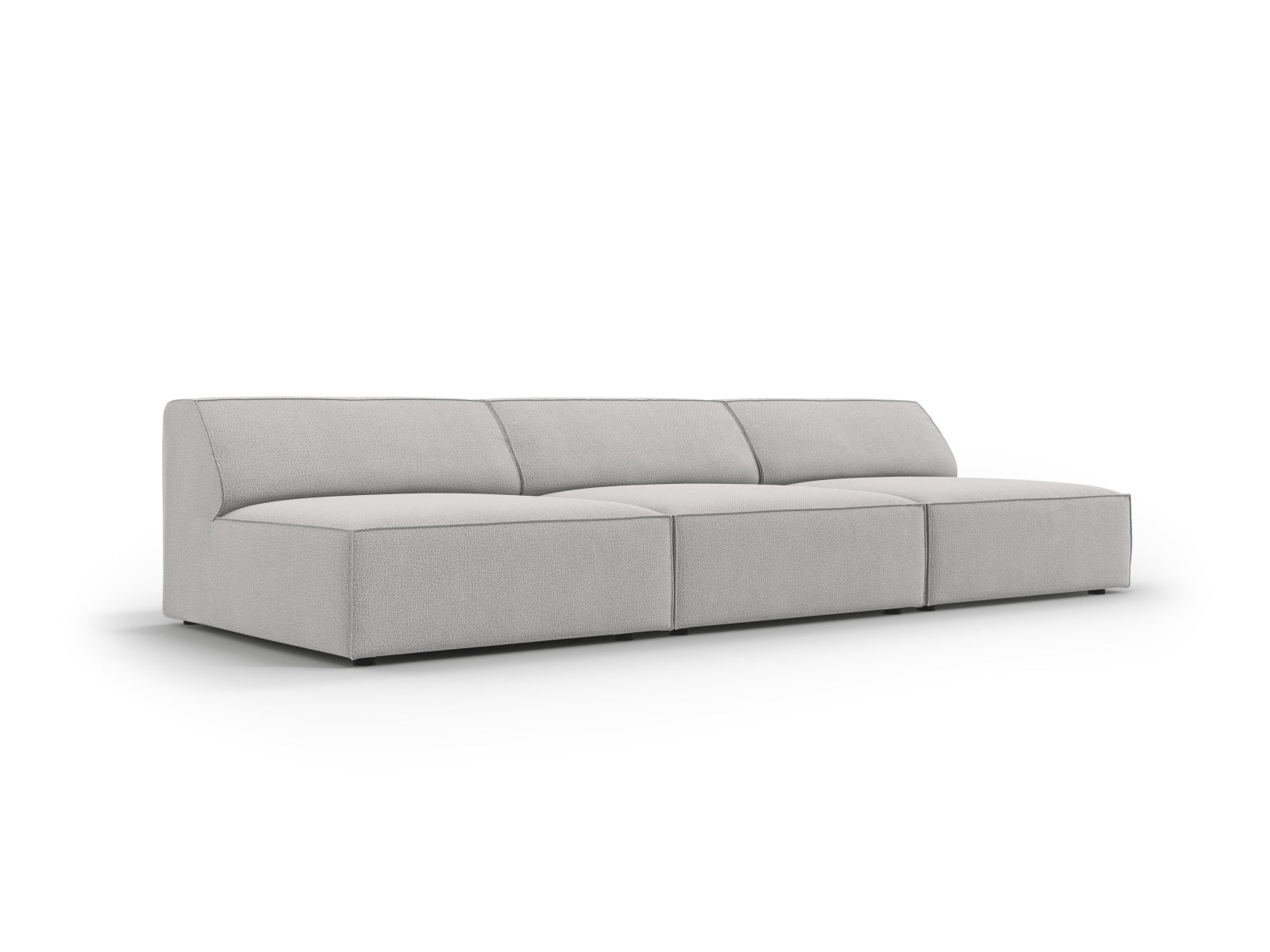 Erleben Sie das Jodie Modulares Sofa 3 Sitzer von Micadoni – ein elegantes, flexibles Möbelstück, das Komfort und Stil in Ihr Zuhause bringt.
