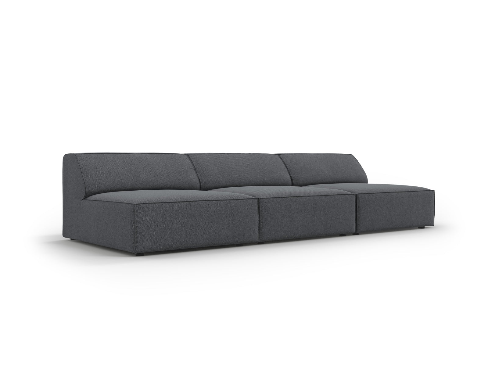 Erleben Sie das Jodie Modulares Sofa 3 Sitzer von Micadoni – ein elegantes, flexibles Möbelstück, das Komfort und Stil in Ihr Zuhause bringt.