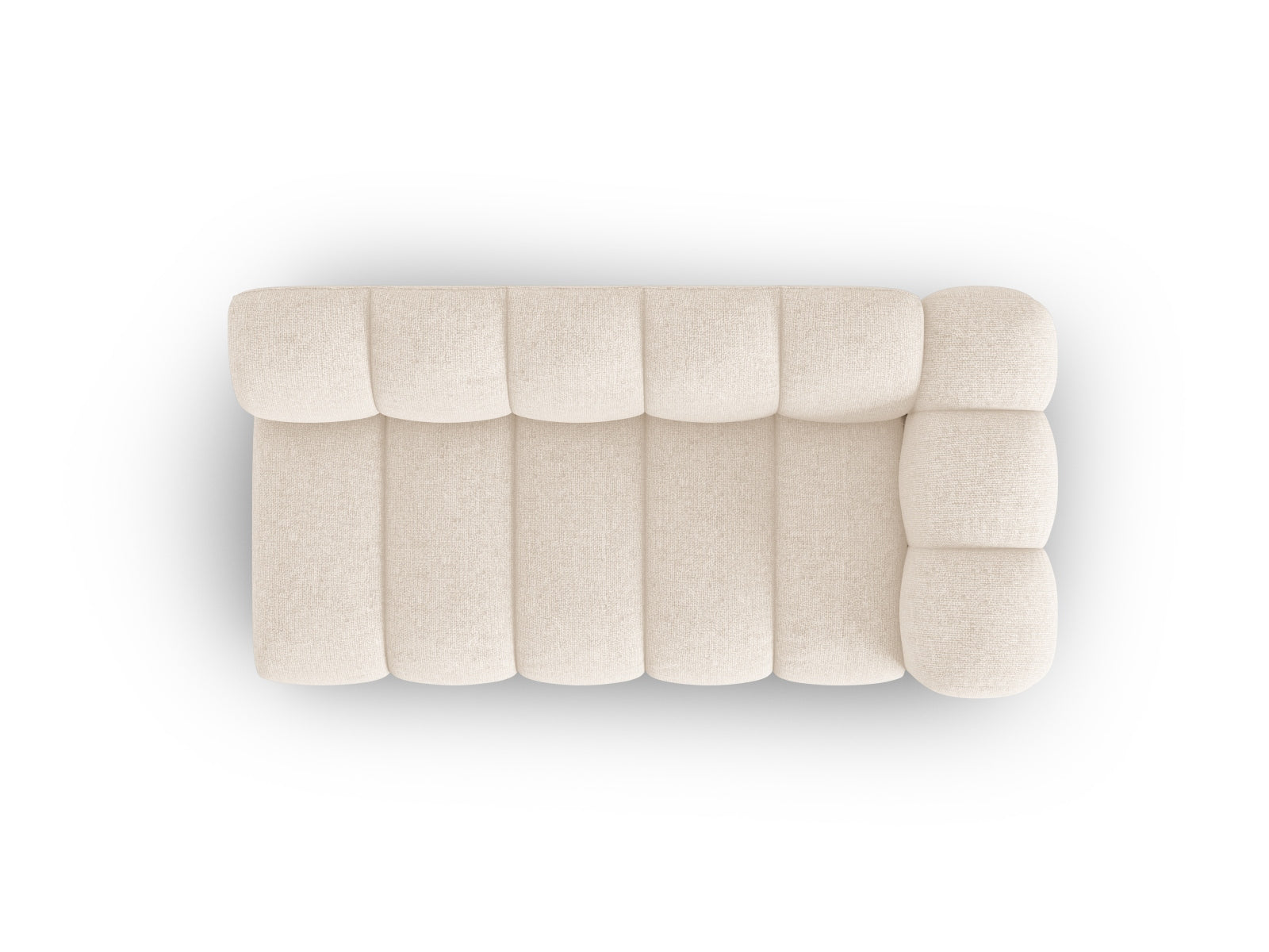 Lupine Modular Sofa rechts 3 Sitzer in Light Beige präsentiert im Onlineshop von KAQTU Design AG. Modulares Sofa ist von Micadoni