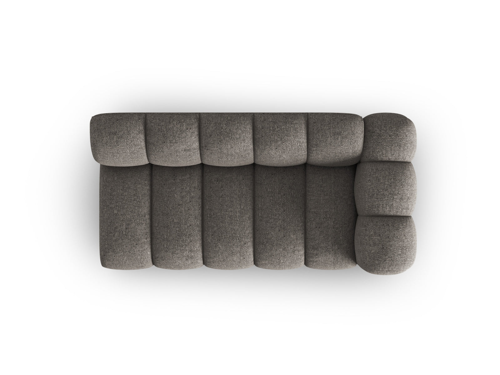 Lupine Modular Sofa rechts 3 Sitzer in Grey präsentiert im Onlineshop von KAQTU Design AG. Modulares Sofa ist von Micadoni