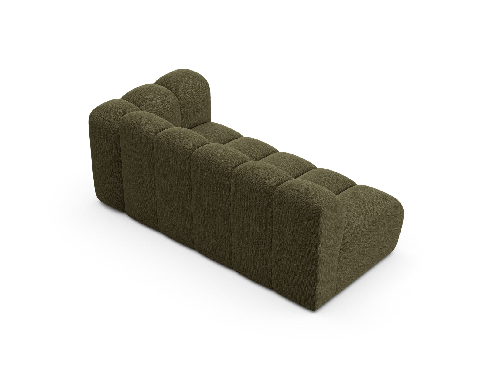 Modulares 3-Sitzer Sofa Lupine von Micadoni in modernem Grünton, perfekt für zeitgemäße Wohnkonzepte und stilvolle Akzente.