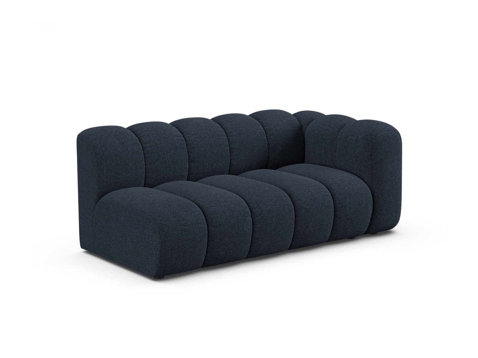 Elegantes Lupine 3-Sitzer Sofa in Navy Blue-Eden, ideal für moderne Wohnräume, präsentiert von Micadoni im KAQTU Onlineshop.