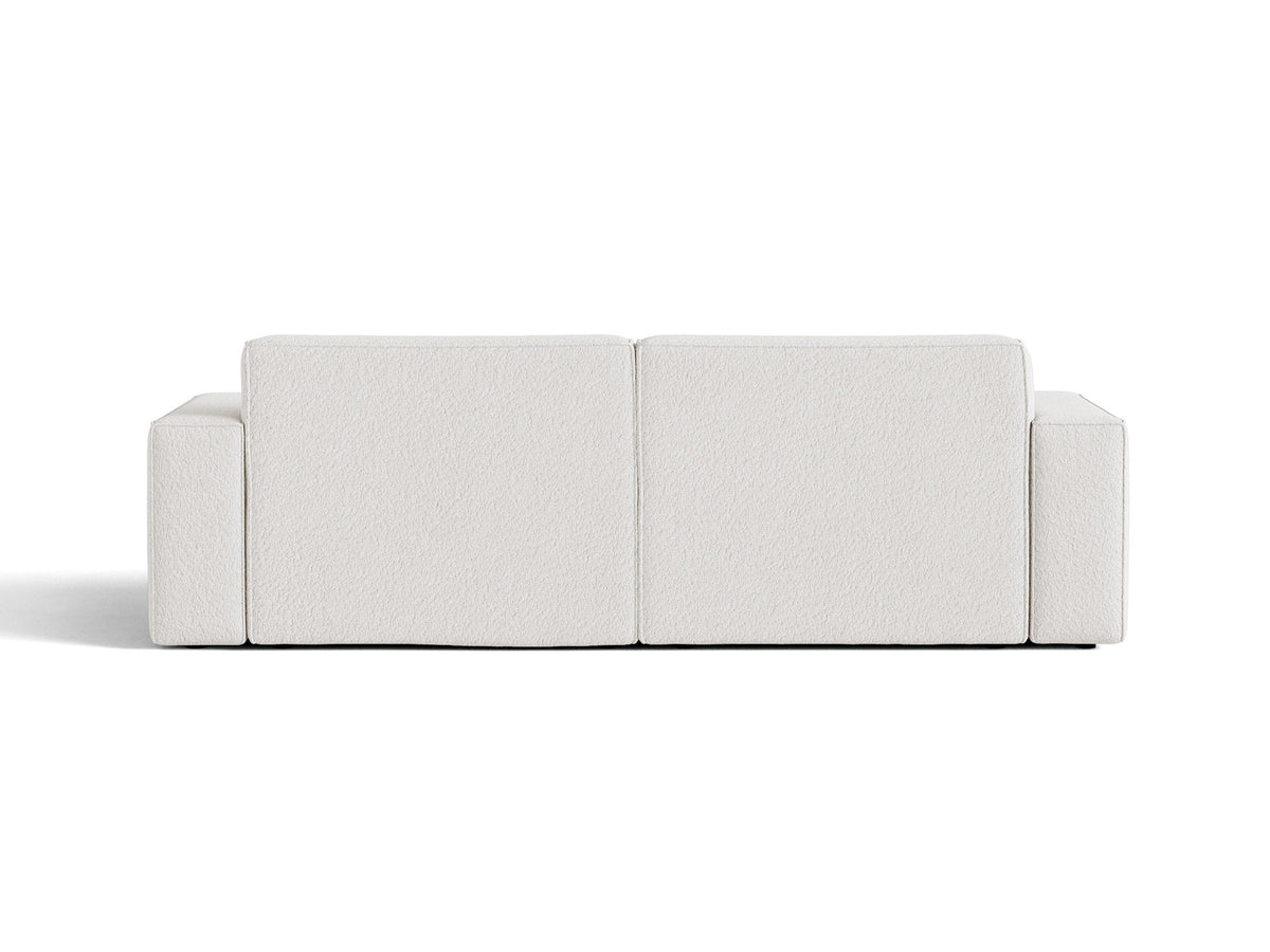 Jodie Boucle modulares Sofa 3 Sitzer in White-Baloo präsentiert im Onlineshop von KAQTU Design AG. 3er Sofa ist von Micadoni