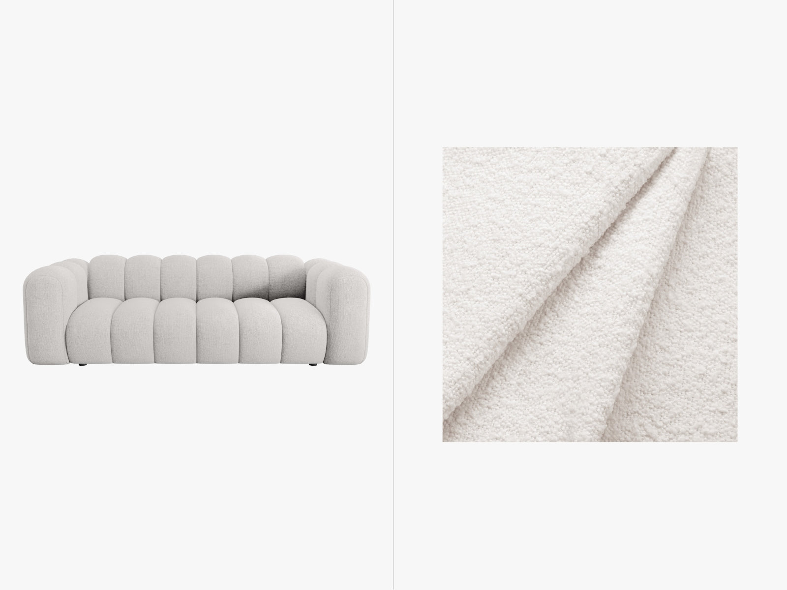 Lupine Sofa 3 Sitzer in White-Baloo präsentiert im Onlineshop von KAQTU Design AG. 3er Sofa ist von Micadoni