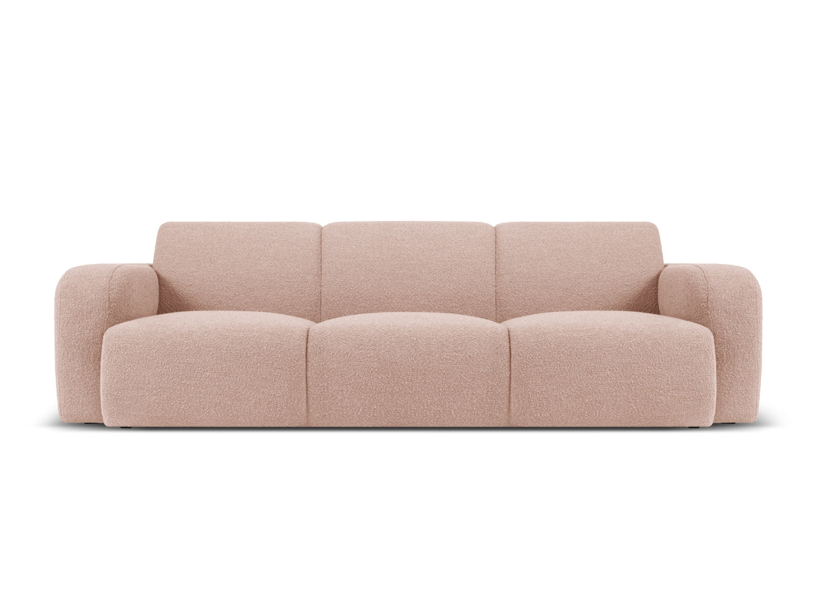 Molino Boucle Sofa 3 Sitzer in Powder Pink-Baloo präsentiert im Onlineshop von KAQTU Design AG. 3er Sofa ist von Micadoni