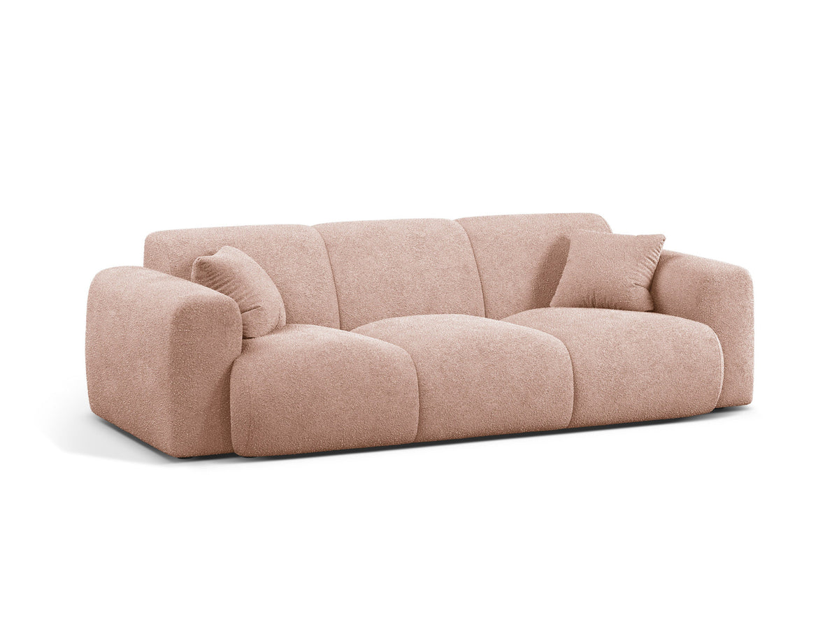Molino Boucle Sofa 3 Sitzer in Powder Pink-Baloo präsentiert im Onlineshop von KAQTU Design AG. 3er Sofa ist von Micadoni