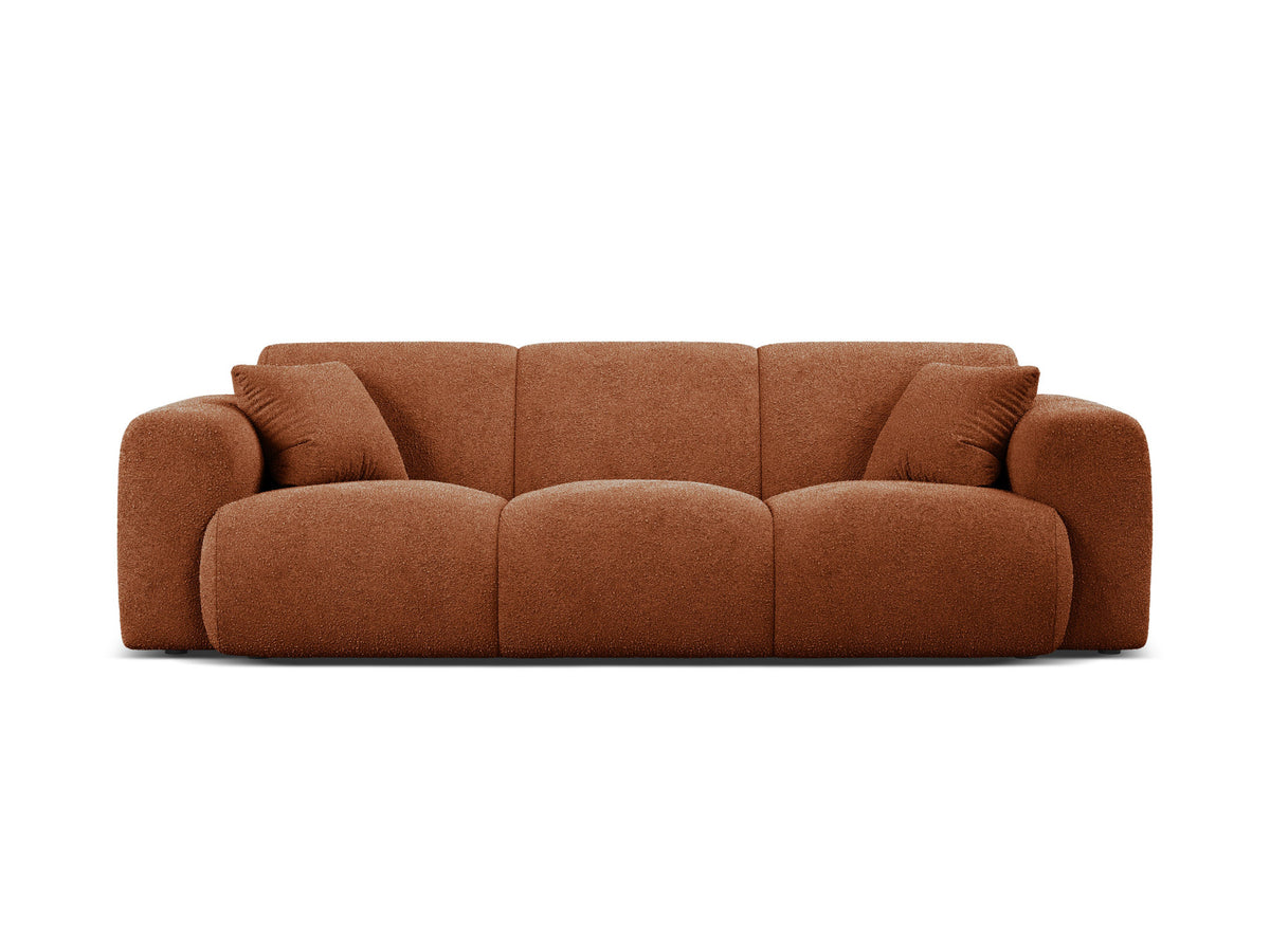 Molino Boucle Sofa 3 Sitzer in Terracotta-Baloo präsentiert im Onlineshop von KAQTU Design AG. 3er Sofa ist von Micadoni