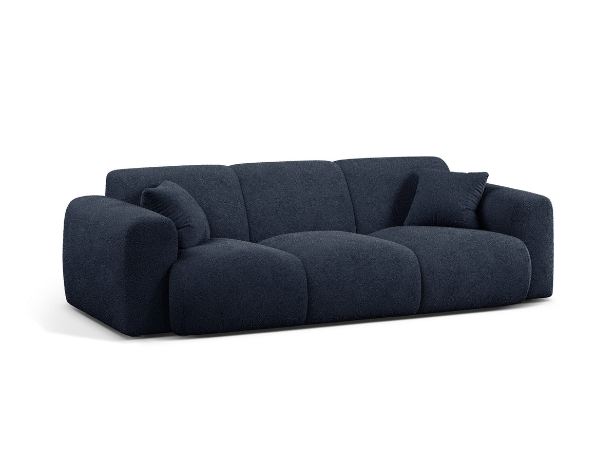 Molino Boucle Sofa 3 Sitzer in Dark Blue-Baloo präsentiert im Onlineshop von KAQTU Design AG. 3er Sofa ist von Micadoni