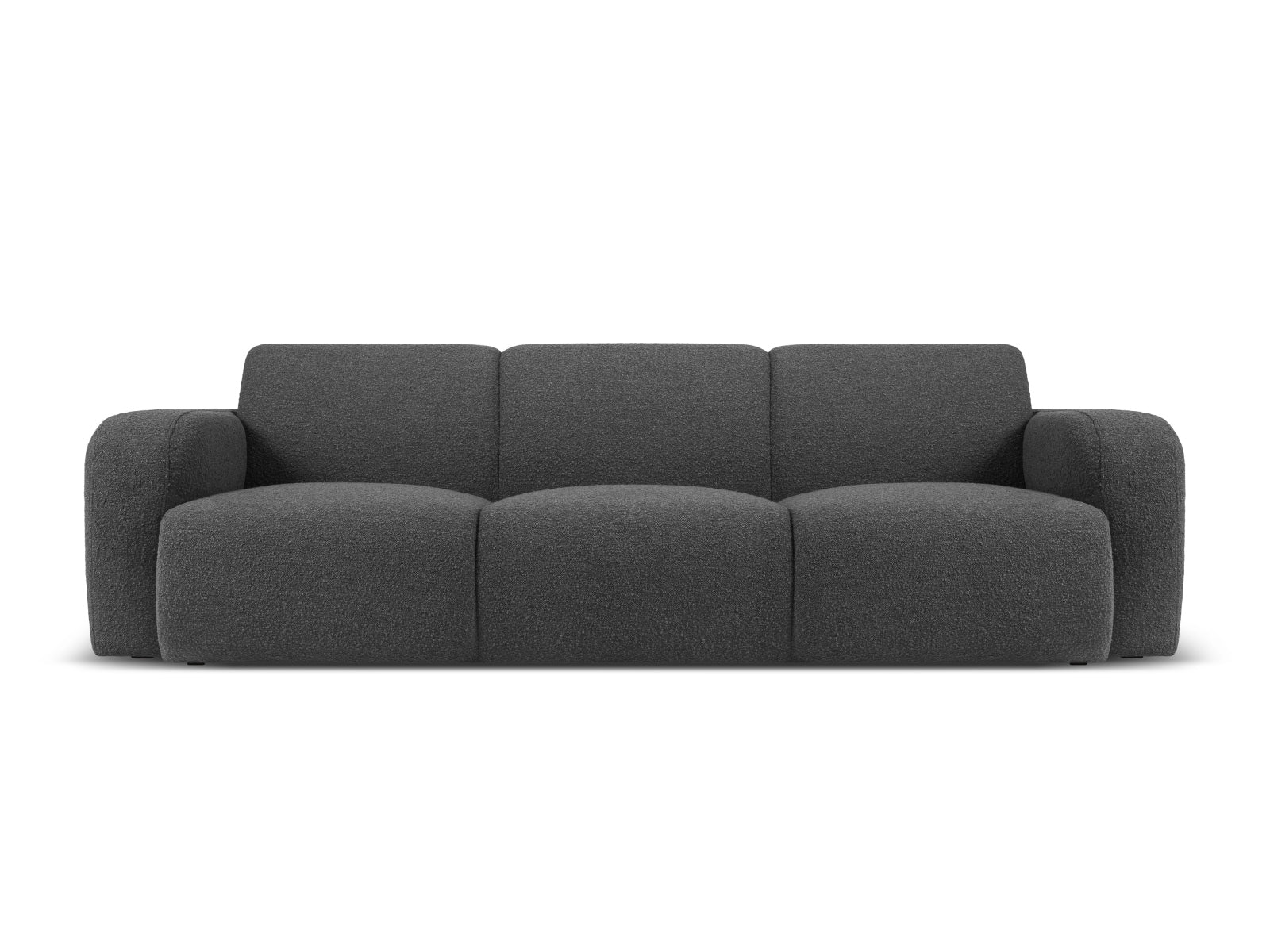 Molino Boucle Sofa 3 Sitzer in Dark Grey präsentiert im Onlineshop von KAQTU Design AG. 3er Sofa ist von Micadoni