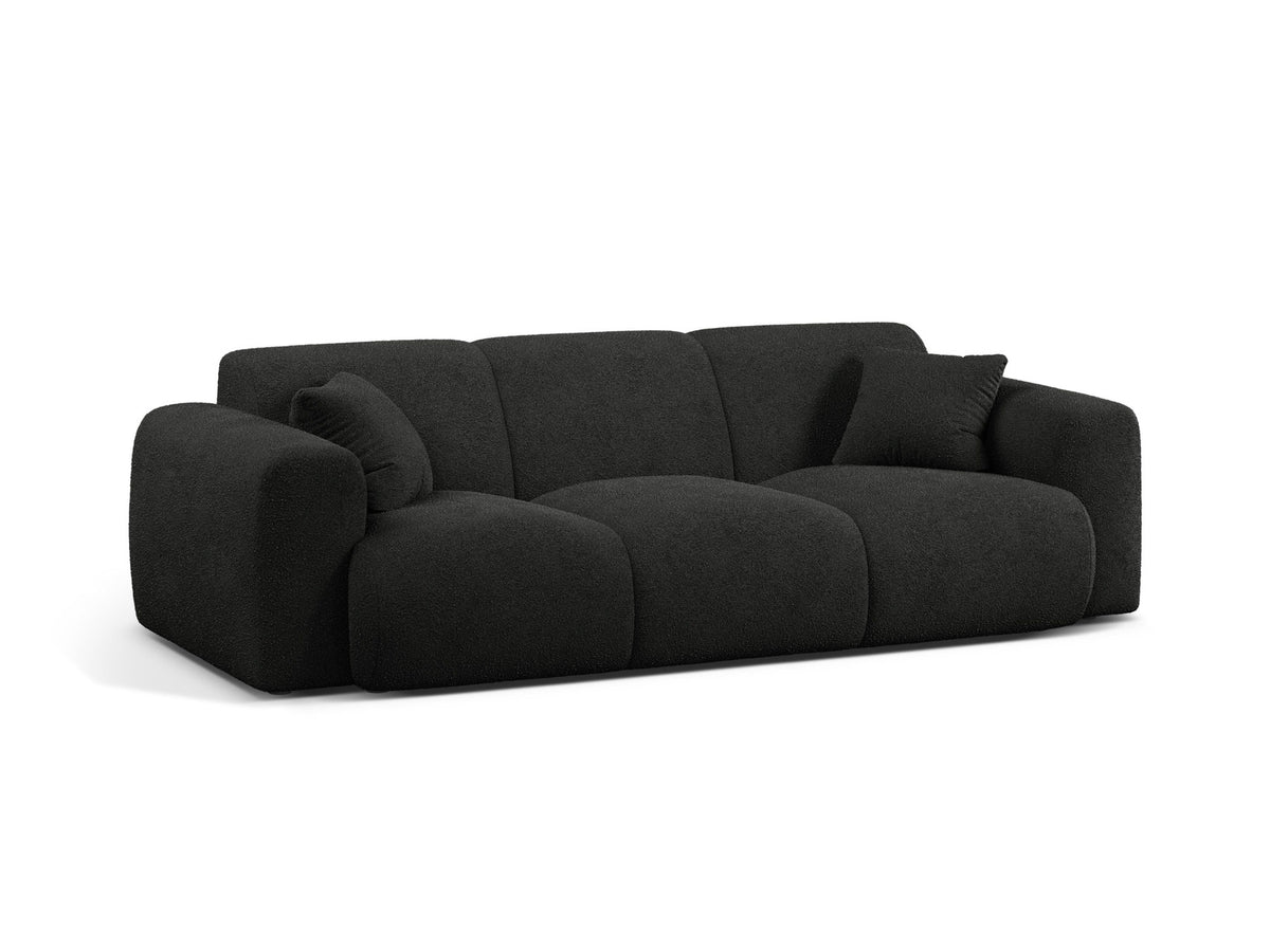 Molino Boucle Sofa 3 Sitzer in Black-Baloo präsentiert im Onlineshop von KAQTU Design AG. 3er Sofa ist von Micadoni