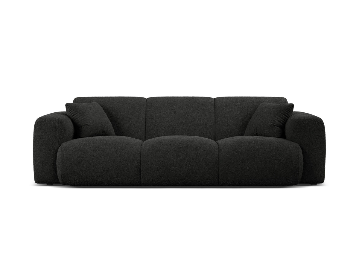 Molino Boucle Sofa 3 Sitzer in Black-Baloo präsentiert im Onlineshop von KAQTU Design AG. 3er Sofa ist von Micadoni