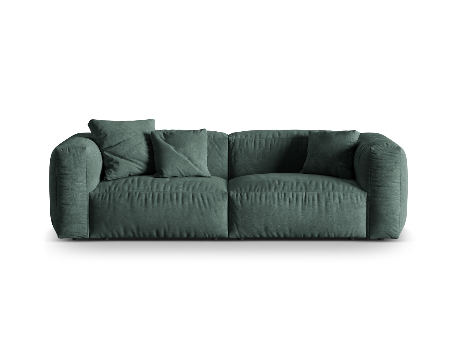 Martina Modulares Sofa 3 Sitzer in Petrol-Vogue präsentiert im Onlineshop von KAQTU Design AG. 3er Sofa ist von Micadoni