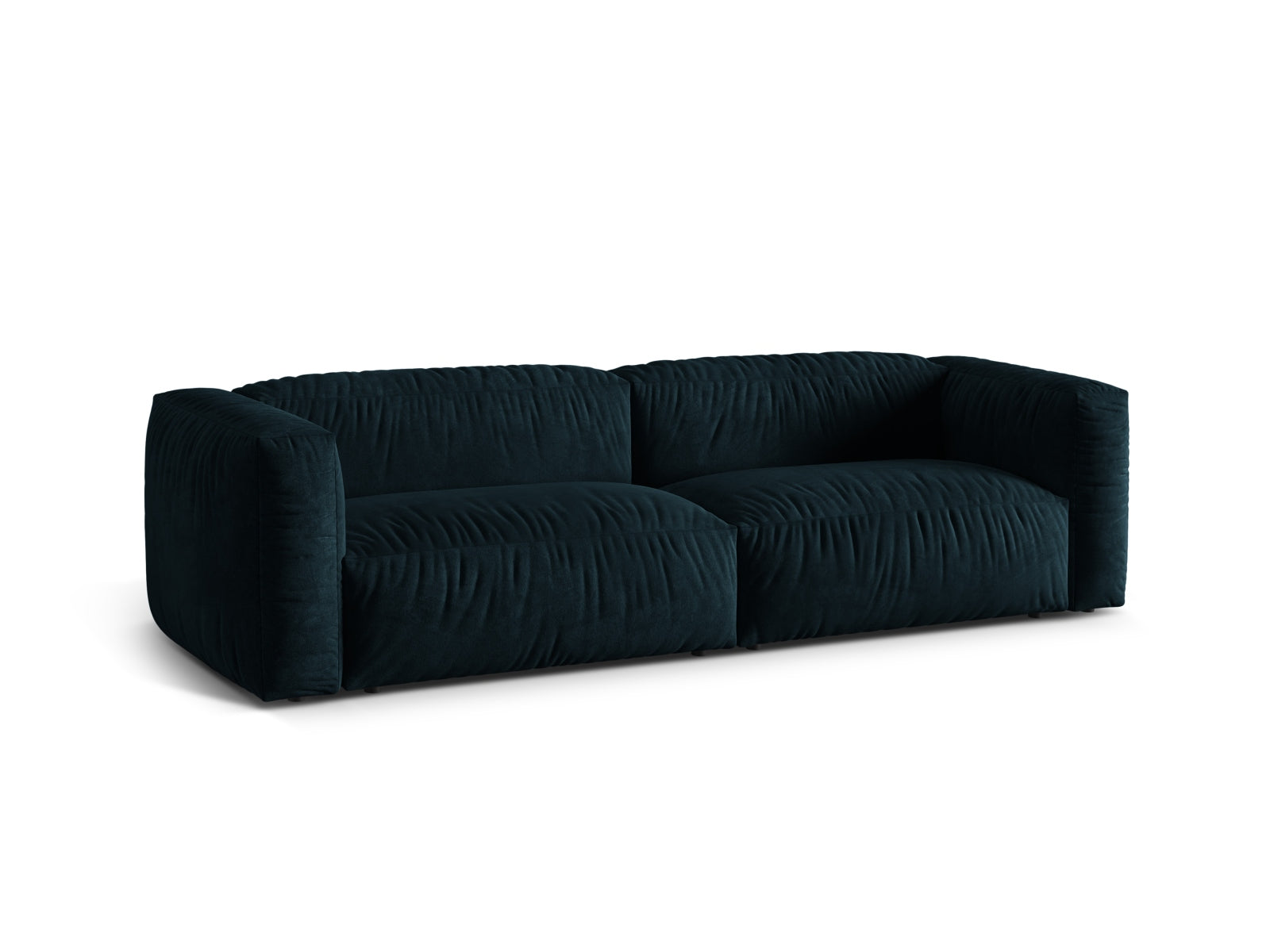 Elegantes Martina 3-Sitzer Sofa in Deep Petrol-Vogue, ideal für stilvolle Wohnräume. Modulares Design von Micadoni für individuelle Anpassung.