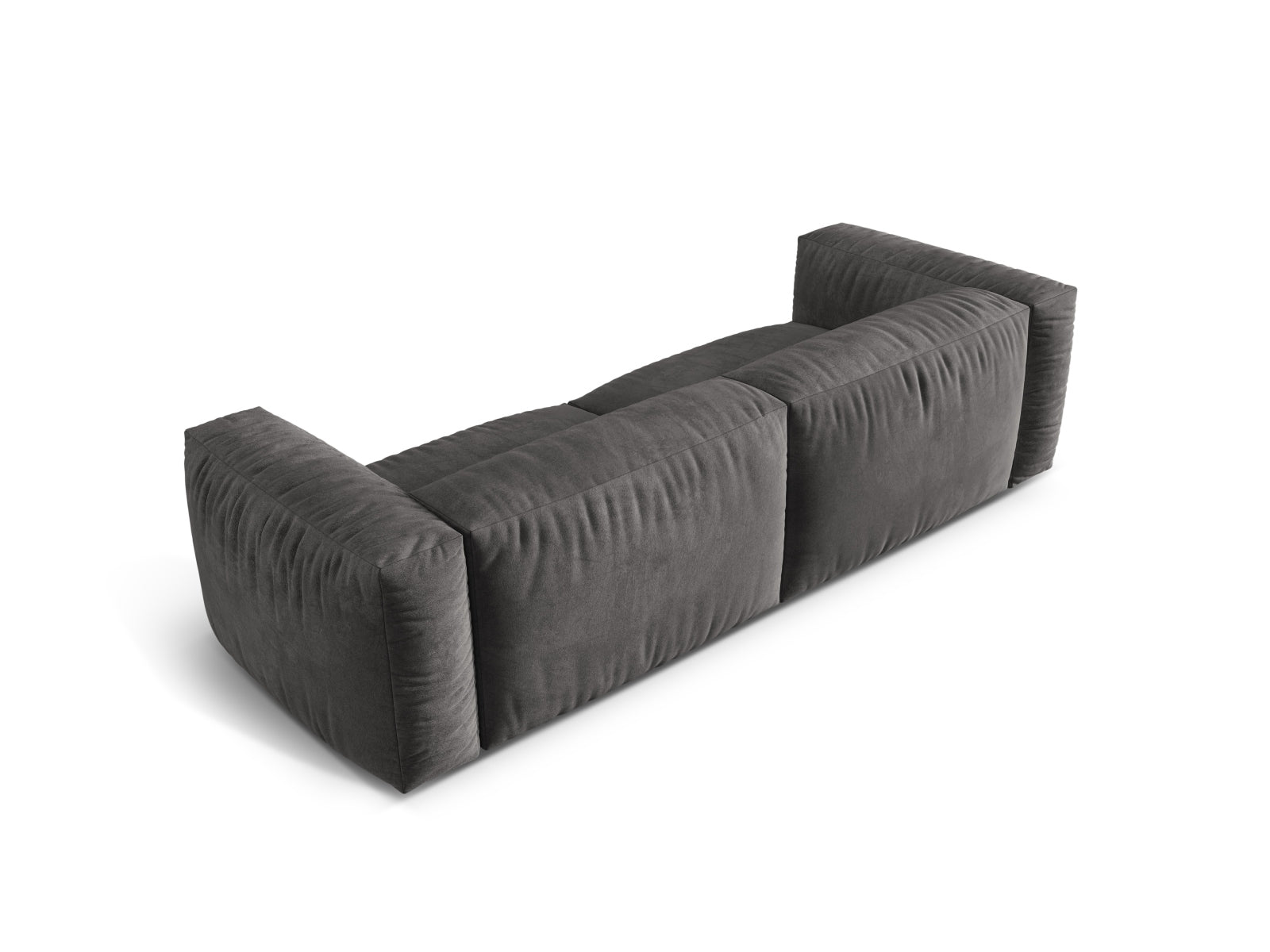 Modernes 3-Sitzer Sofa Martina in Grey-Vogue von Micadoni, vielseitig und anpassbar für jeden Wohnstil.