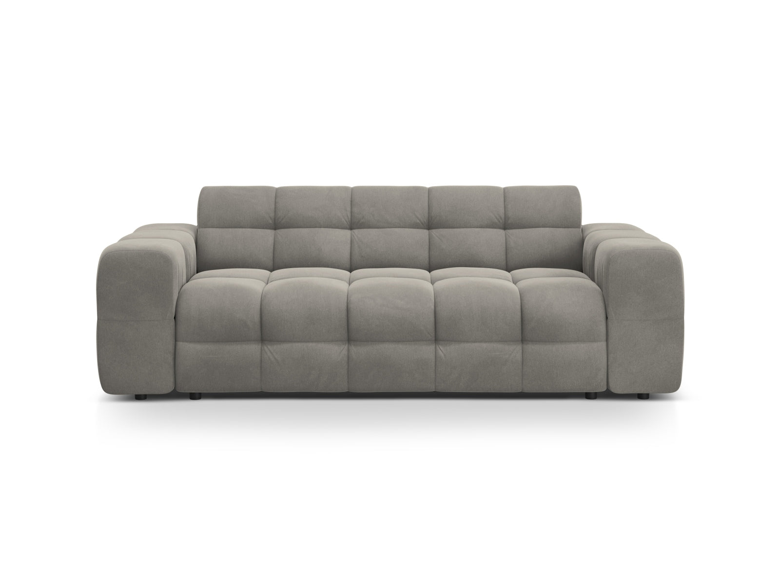 Kendal Velour Sofa 3 Sitzer in Dark Grey präsentiert im Onlineshop von KAQTU Design AG. 3er Sofa ist von Micadoni