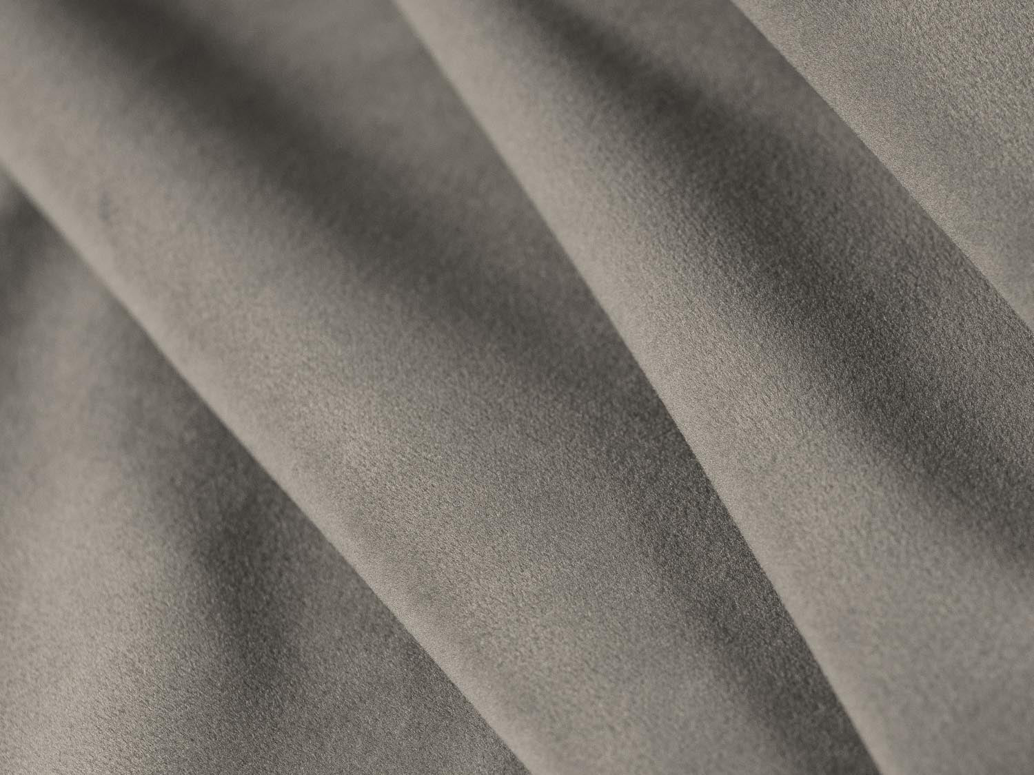 Elegantes 3-Sitzer Sofa Kendal aus weichem Velours in edlem Dunkelgrau, ideal für stilvolle Wohnräume und entspannte Abende.