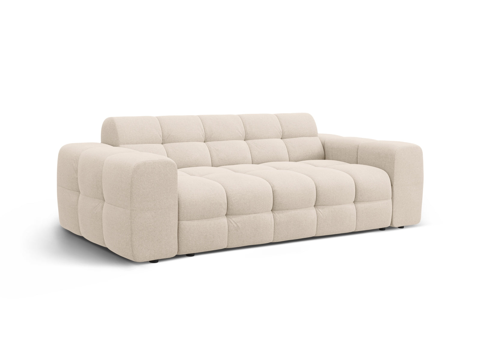 Erleben Sie das Kendal Sofa 3 Sitzer von Micadoni – elegantes Design, luxuriöser Velourstoff und optimaler Komfort für Ihr Wohnzimmer.