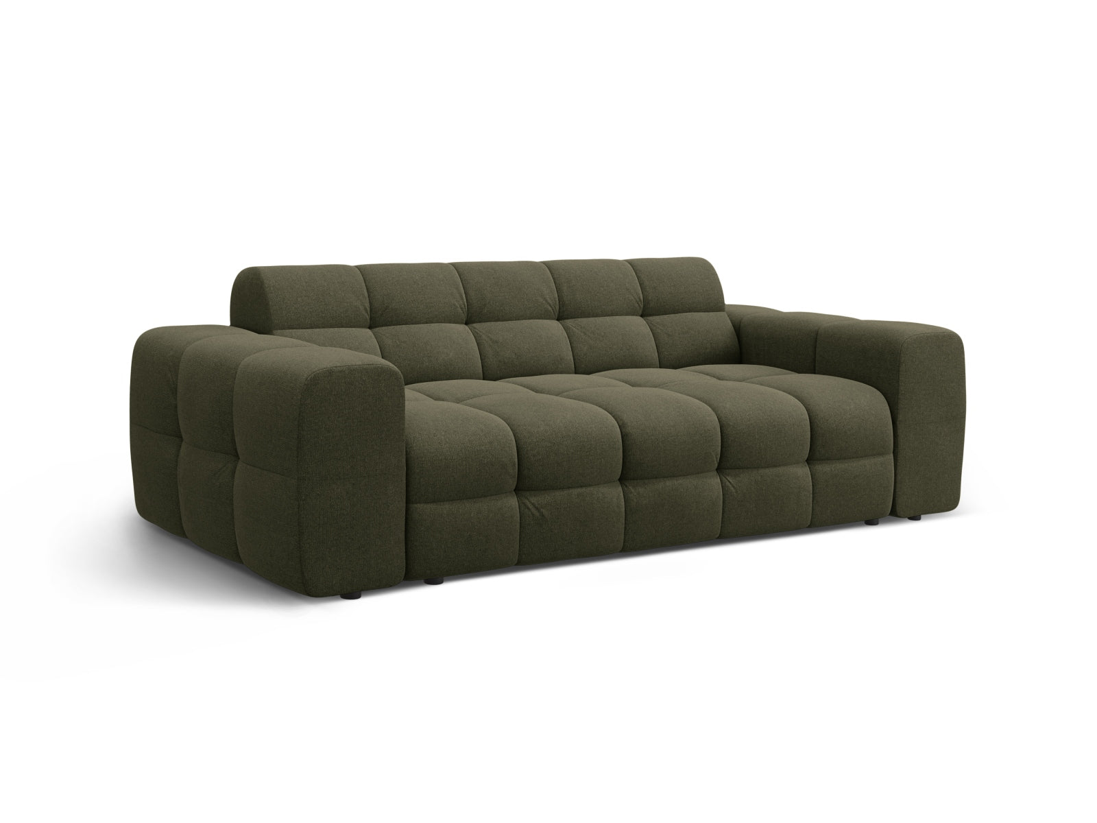 Stilvolles Kendal 3-Sitzer Sofa in Amazon Green-Ottawa, perfekt für moderne Wohnräume, bietet Komfort und Eleganz von Micadoni.