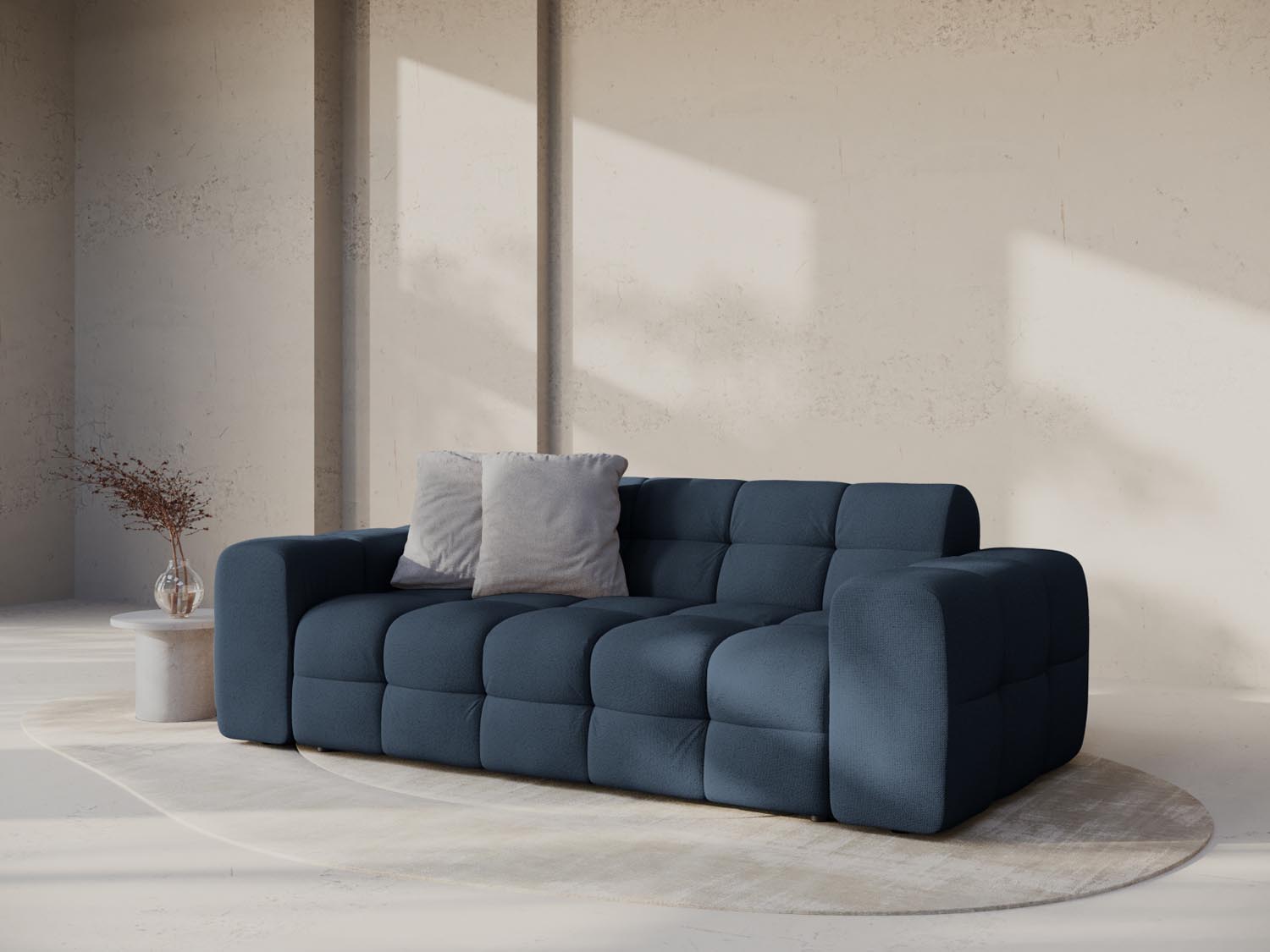 Entdecken Sie das Kendal Sofa 3 Sitzer von Micadoni – stilvolles Design, hochwertiger Velourstoff und unvergleichlicher Sitzkomfort für Ihr Zuhause.