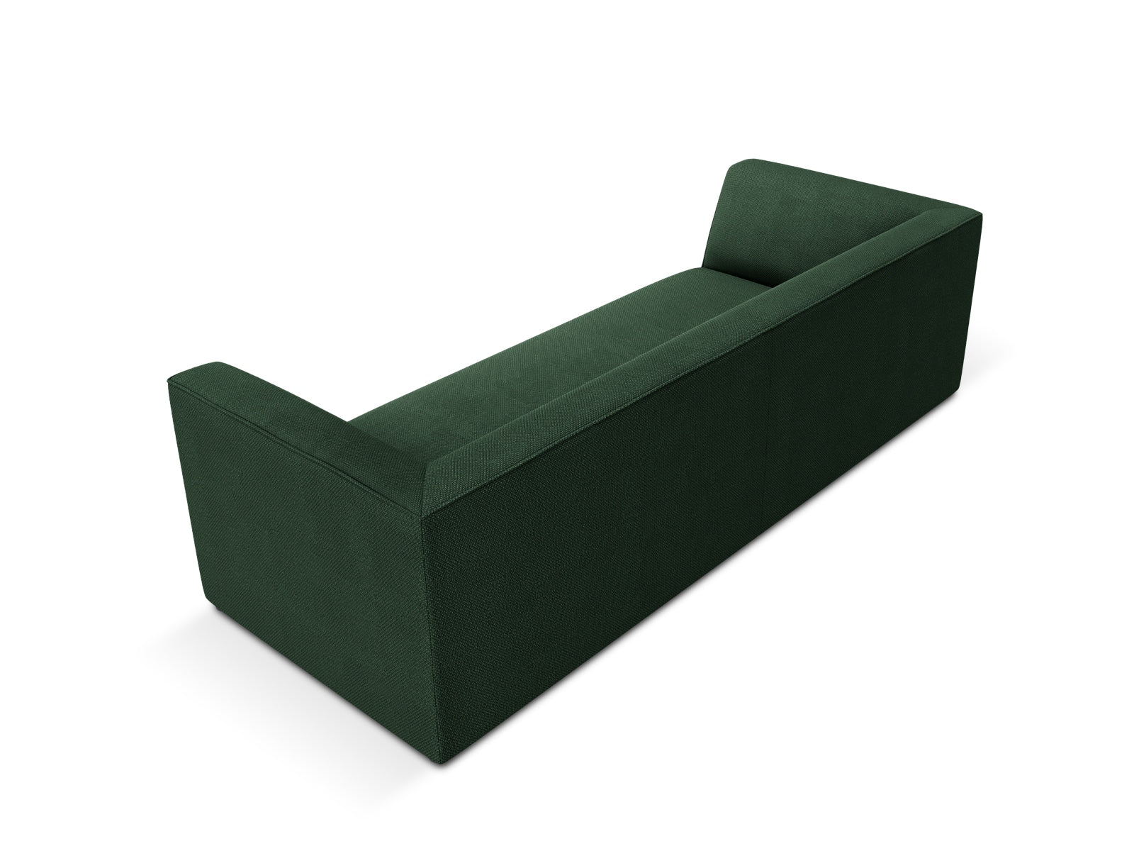 Elegantes 3-Sitzer Sofa Ruby in leuchtendem Rot, ideal für stilvolle Wohnzimmer. Hochwertige Verarbeitung und modernes Design von Micadoni.